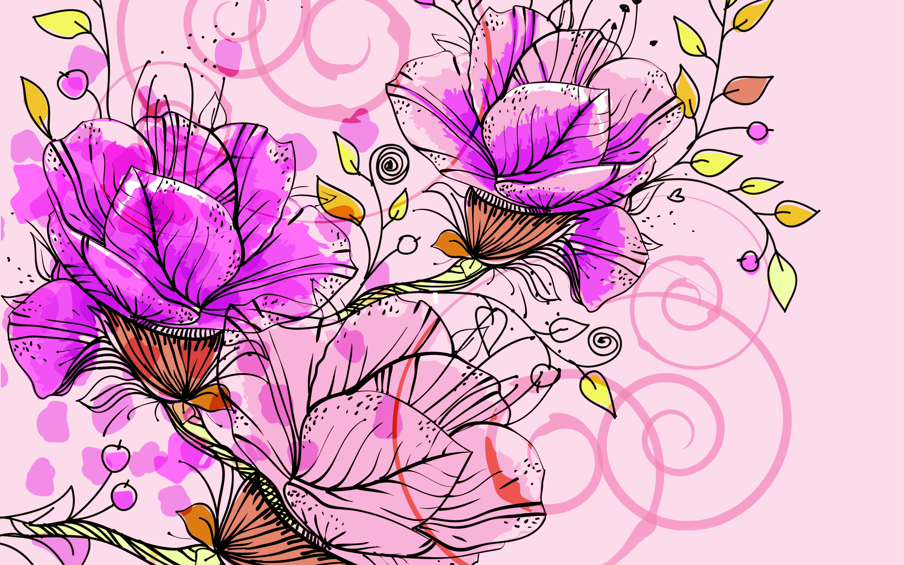 Color art drawing. Цветы рисунок. Абстрактные цветы. Векторные цветы. Нарисовать цветы.