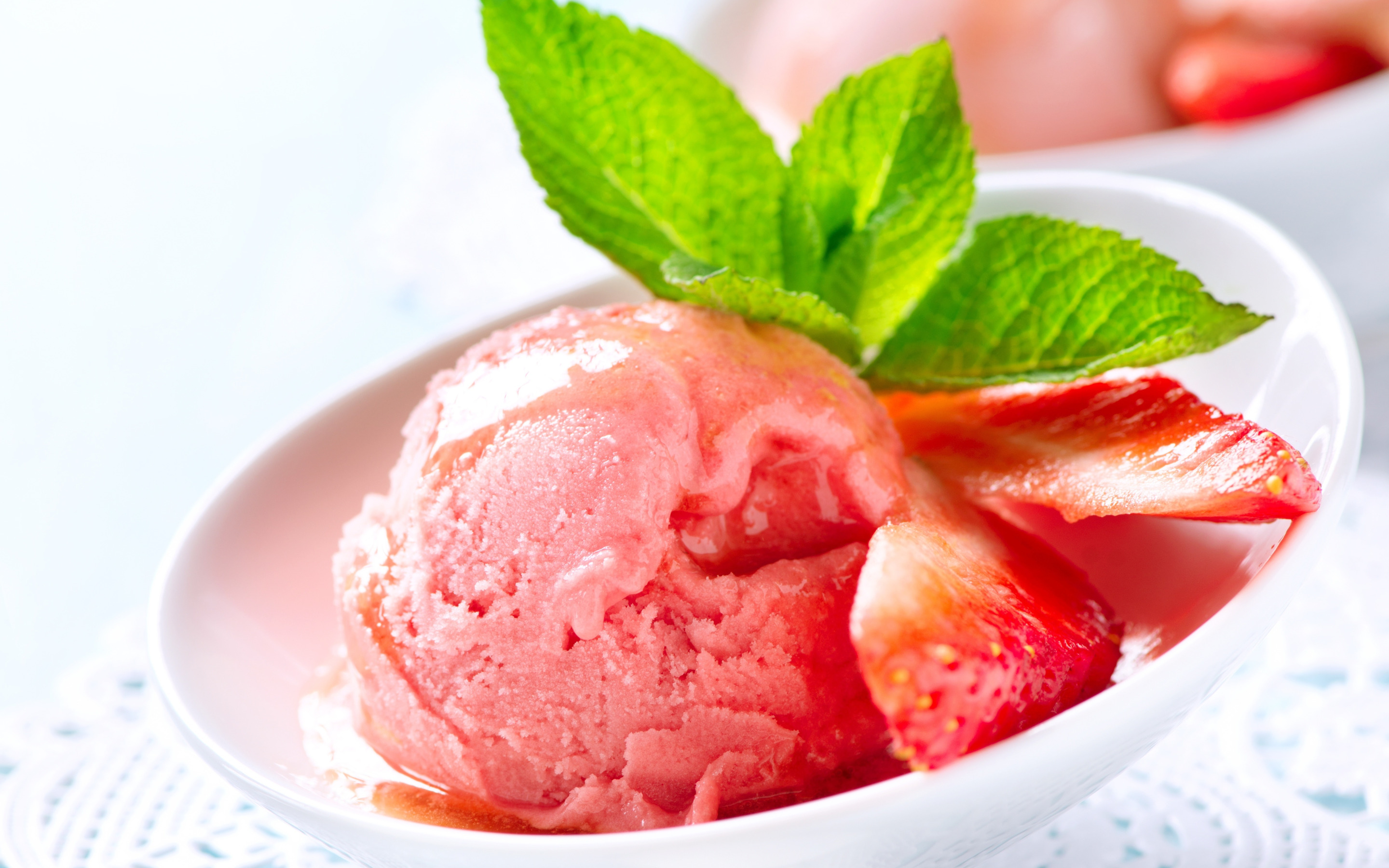 Strawberry ice cream steam фото 30