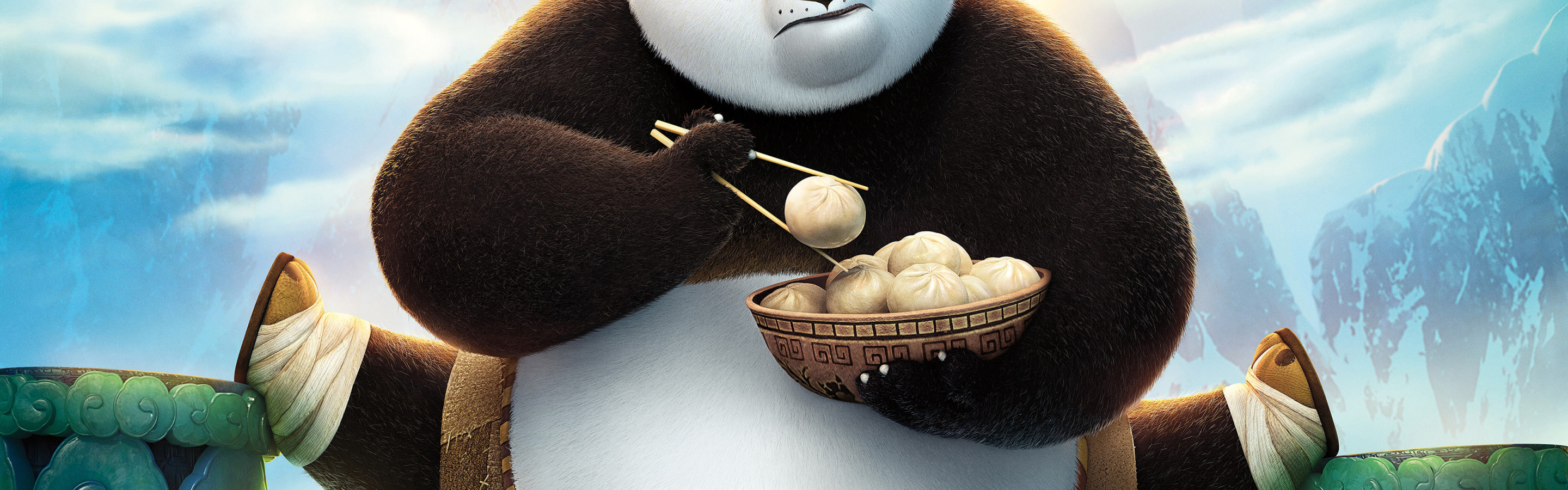 Сцена после титров кунфу панда 4. Кунг фу Панда ест печеньки. Любимое блюдо кунфу Панда.