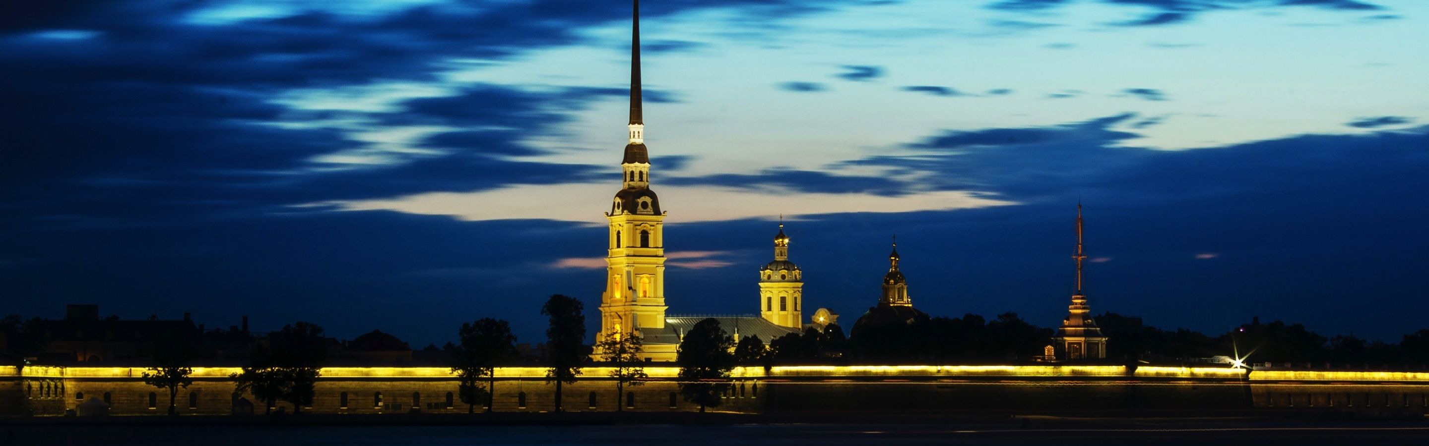 петропавловский собор зимой