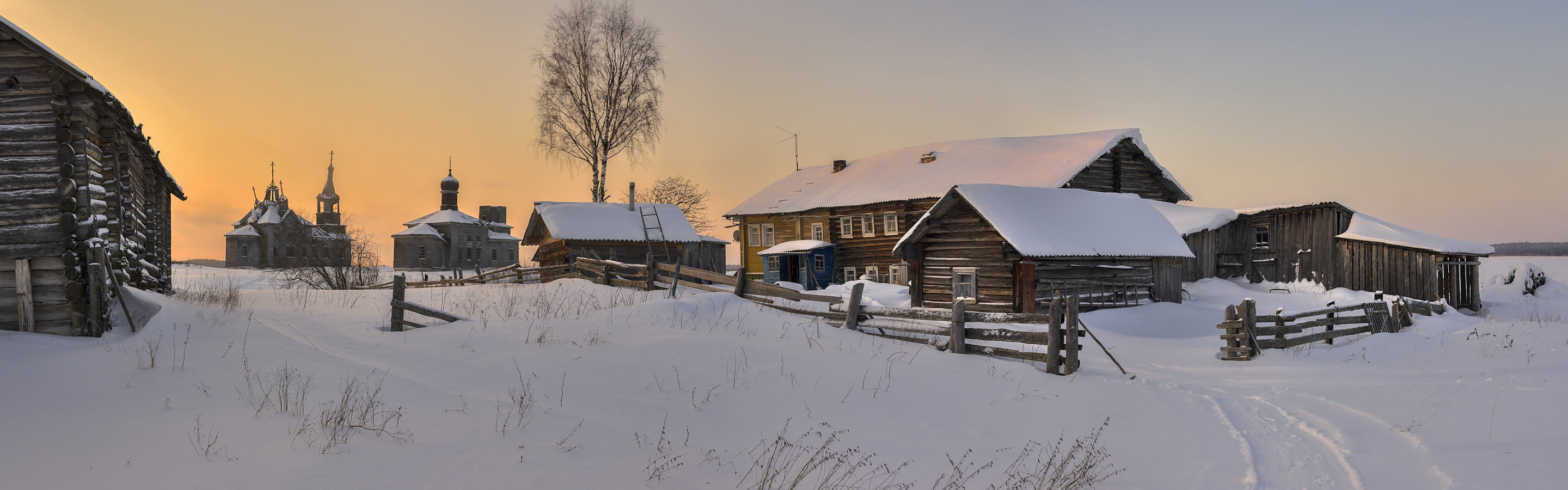 Деревня на Холме Карелия