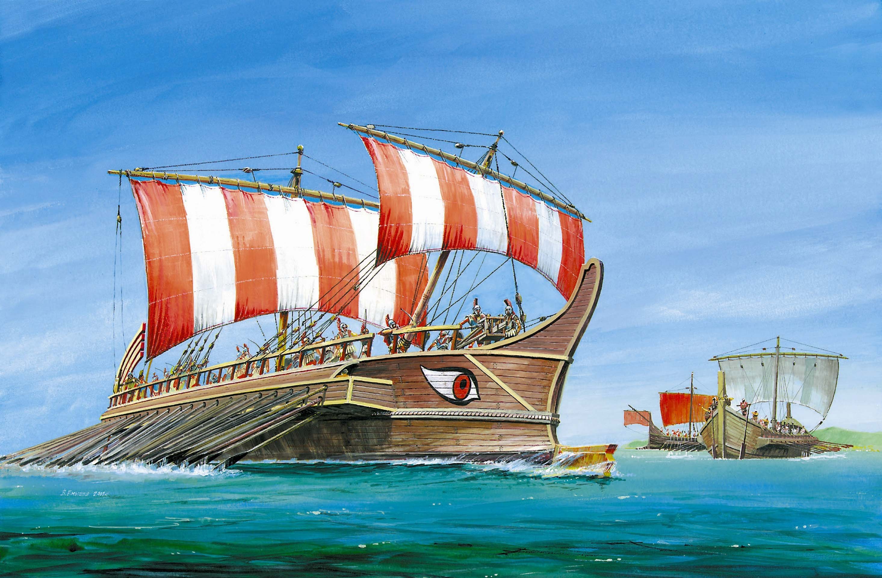 Объясните слово триера. Древнегреческая Триера военный корабль. Триера корабль в древней Греции. Древнегреческий корабль трирема. Римская трирема (Триера).