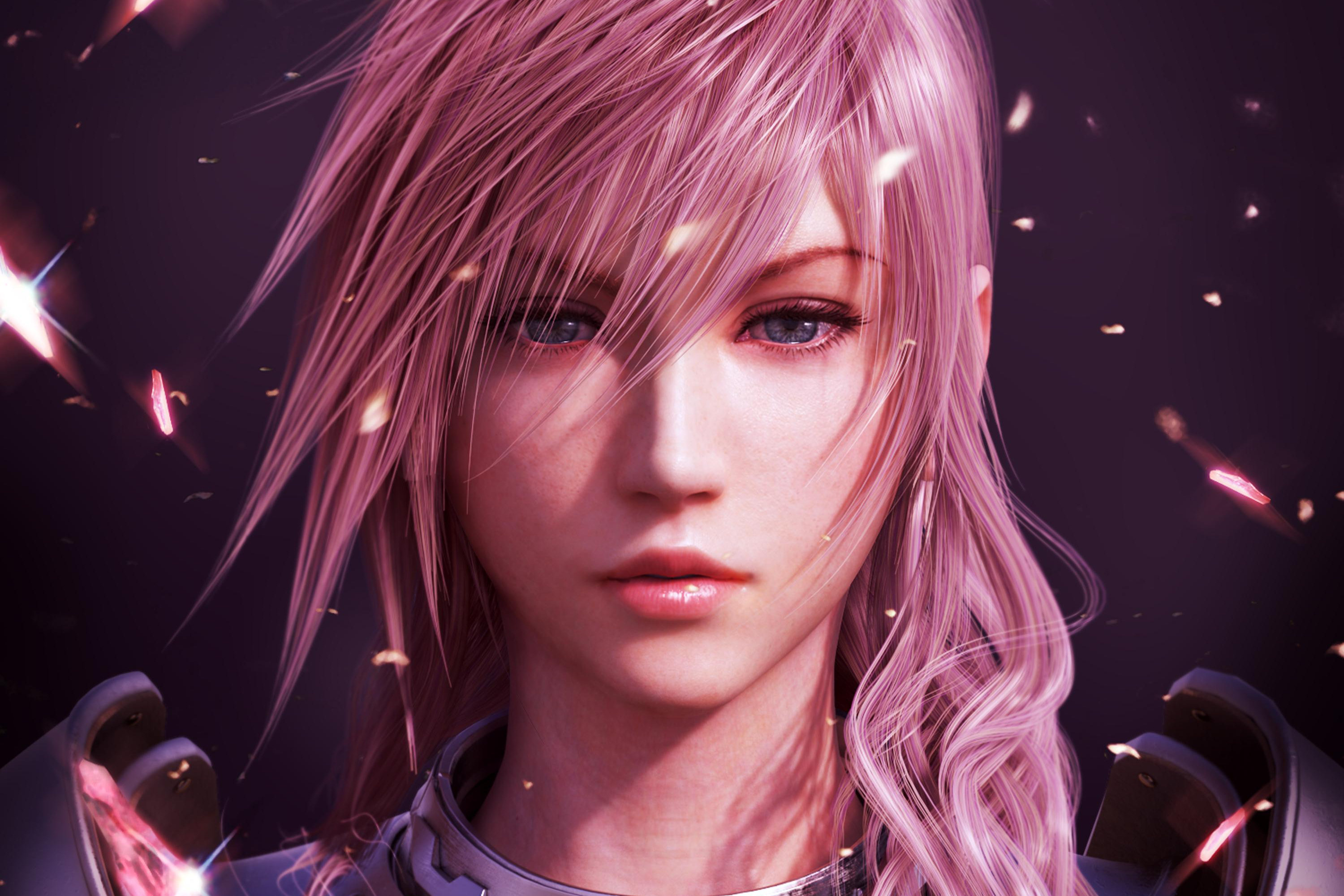 Скачать обои Final Fantasy, Лайтнинг, Lightning, Финальная Фантазия, Последняя  Фантазия, раздел игры в разрешении 3000x2000