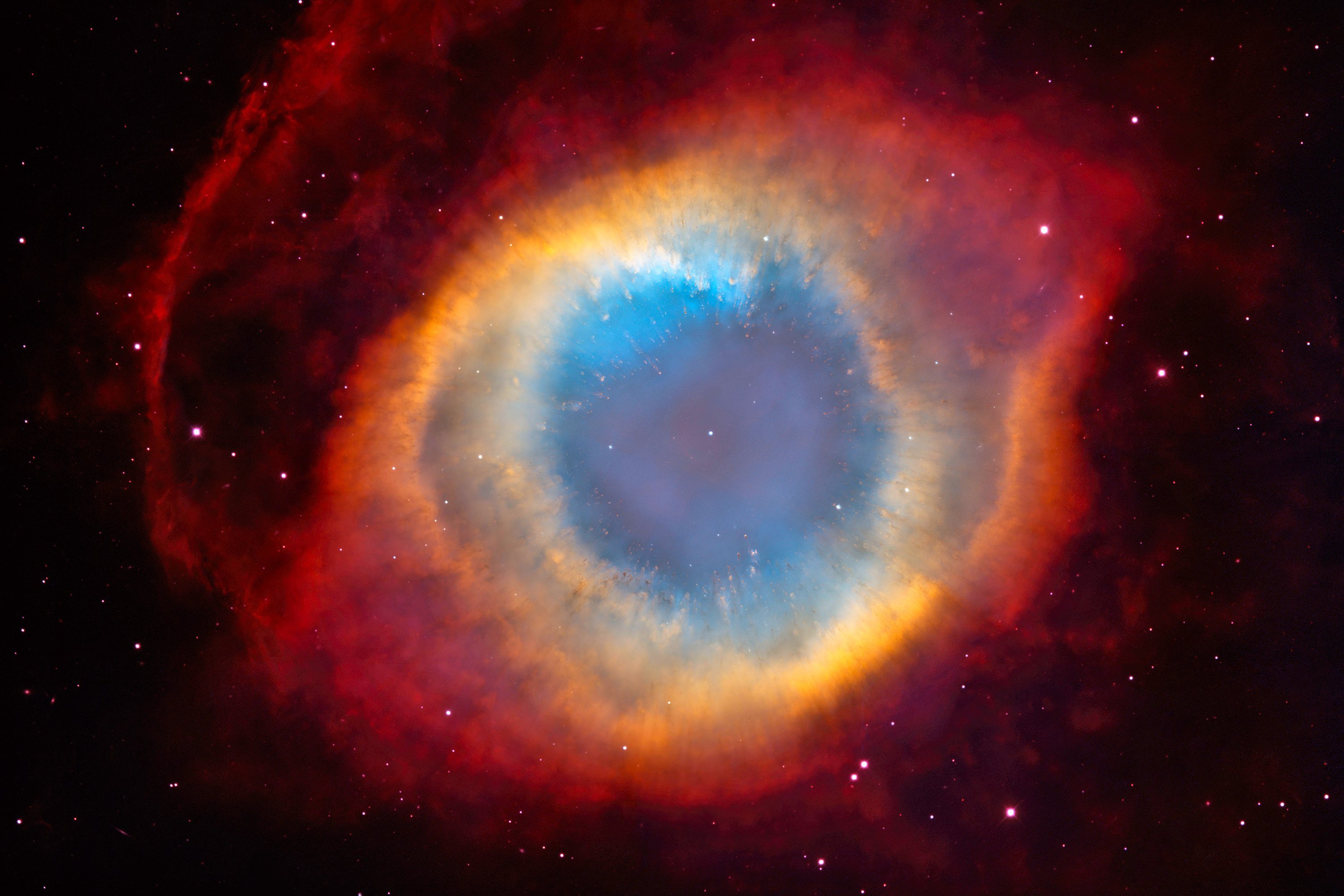 Обои Stars, NGC 7293, The Helix Nebula, Туманность Улитка, Планетарная  Туманность, Гибель Звезды, Глаз Бога, Белый Карлик на телефон и рабочий  стол, раздел космос, разрешение 3000x2000 - скачать