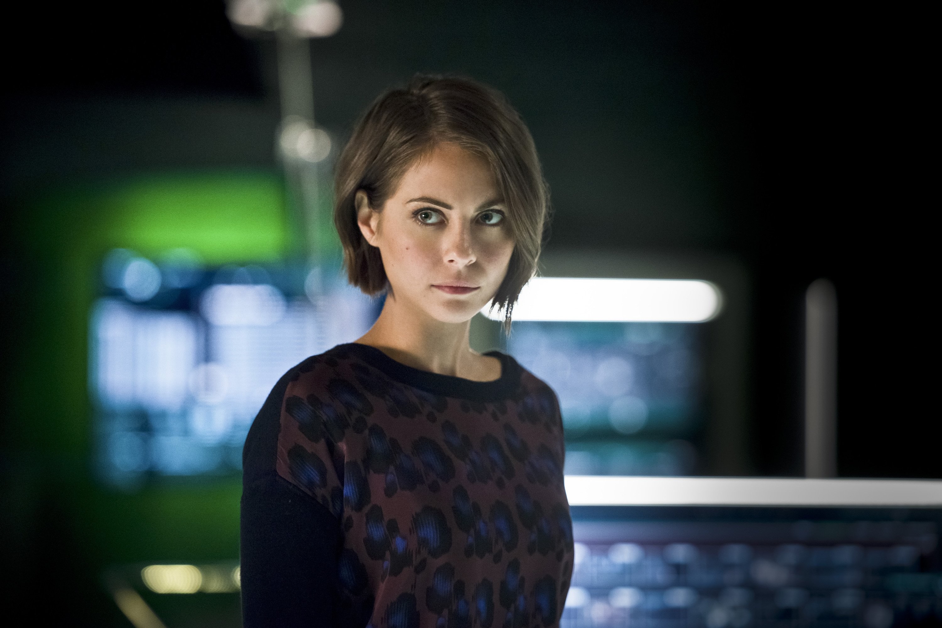 Скачать обои взгляд, макияж, сериал, Arrow, Стрела, Willa Holland, Уилла  Холланд, Спиди, раздел фильмы в разрешении 3000x2000