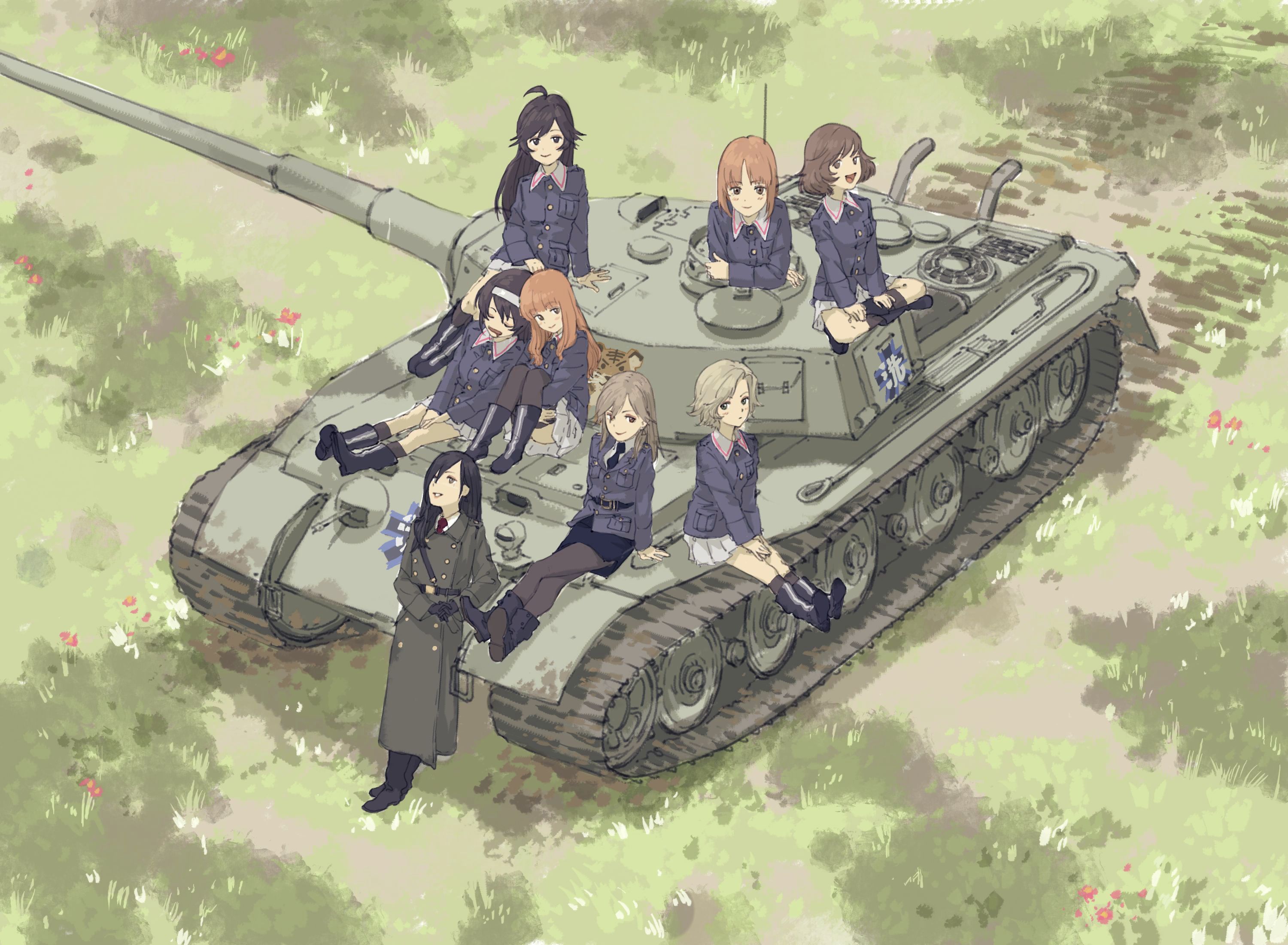 Живые обои «GIRLS und PANZER»