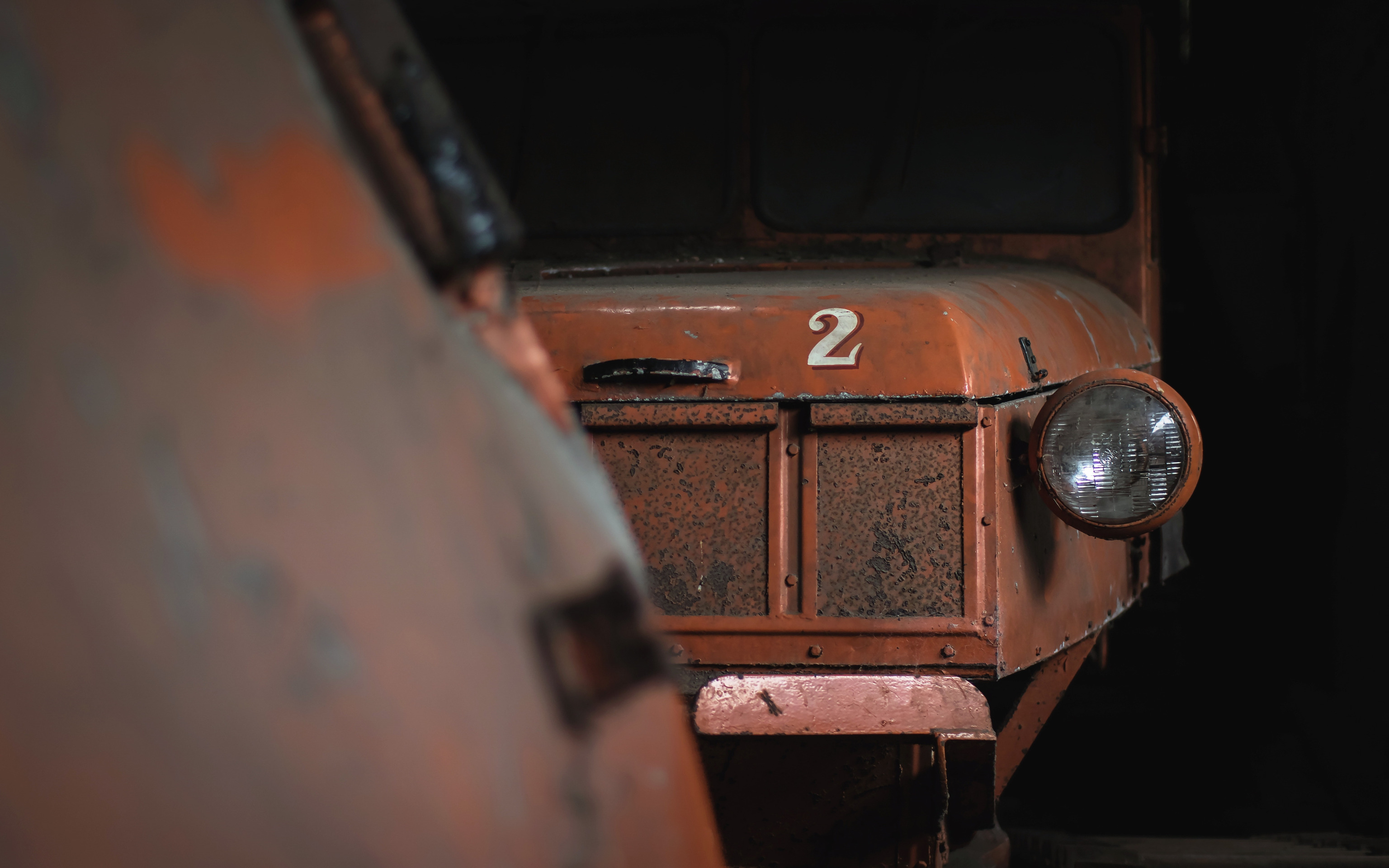 машина, фон, фары