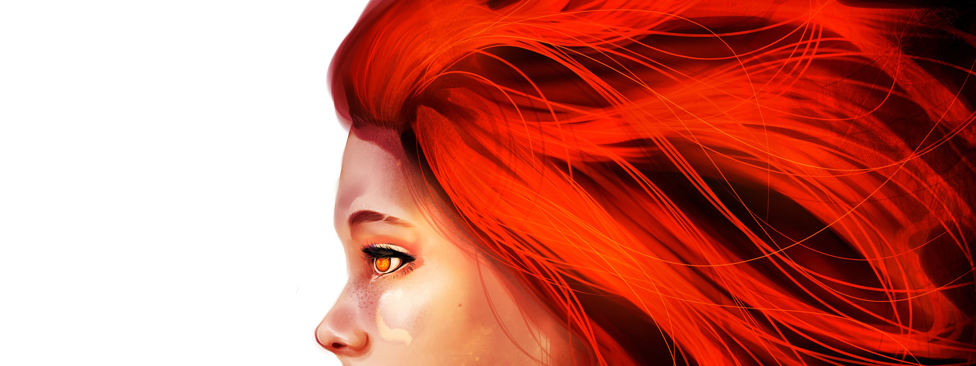Рыжая обложка. Рыжеволосая Катрин кюн. Рыжая абстракция. Рыжие волосы фон. Рыжий фон.