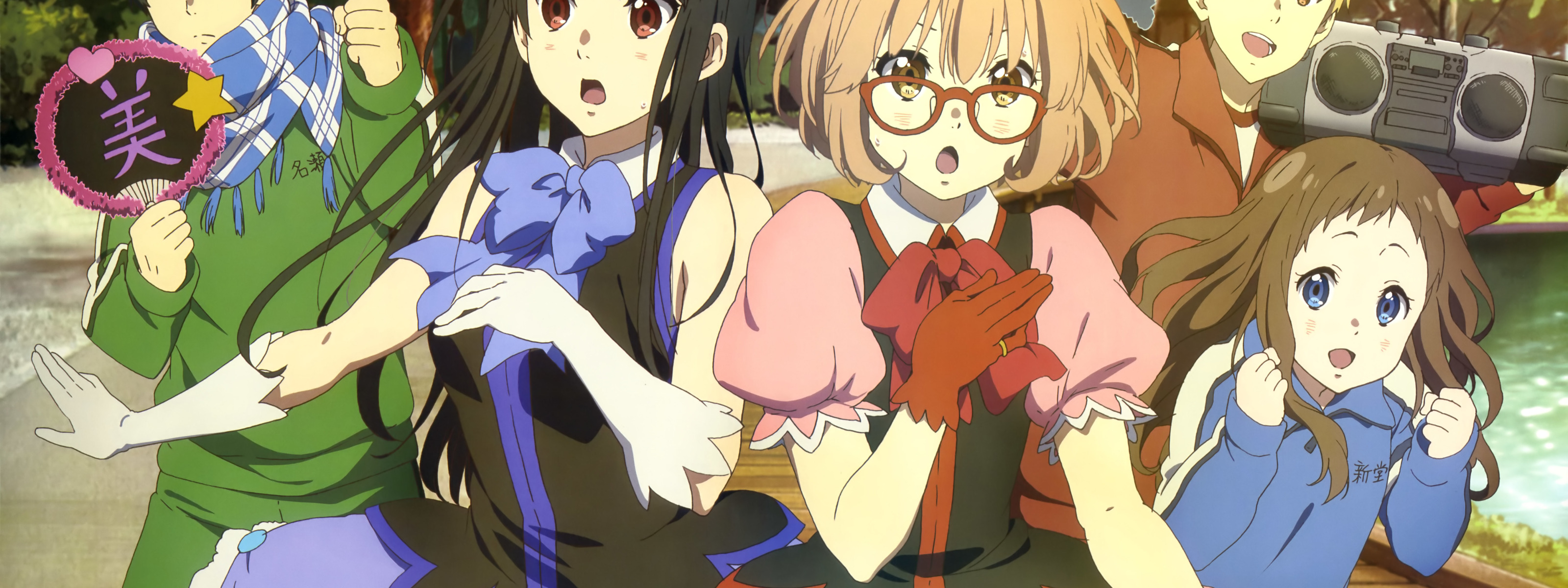 Скачать обои anime, За гранью, Kyoukai no Kanata, раздел прочее в  разрешении 3200x1200