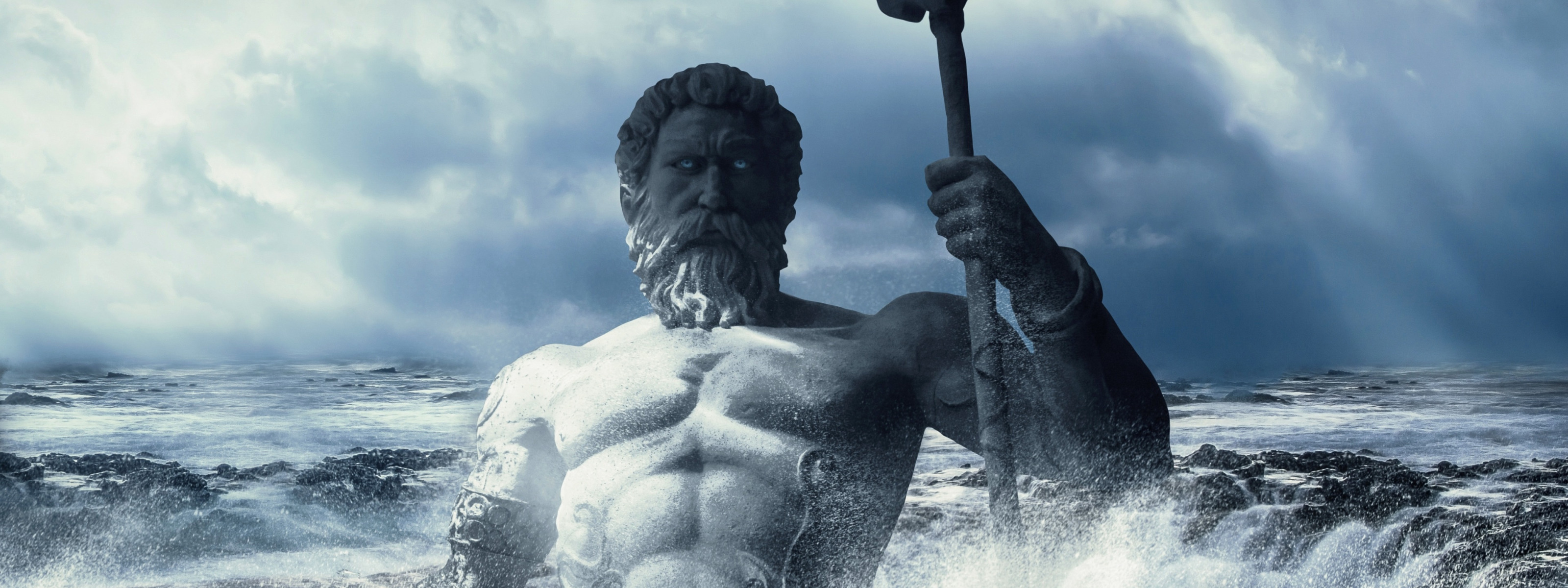 Мощность посейдона. Статуя Нептун Посейдон. Посейдон древняя Греция. Посейдон Бог древней Греции. Нептун Бог древней Греции.