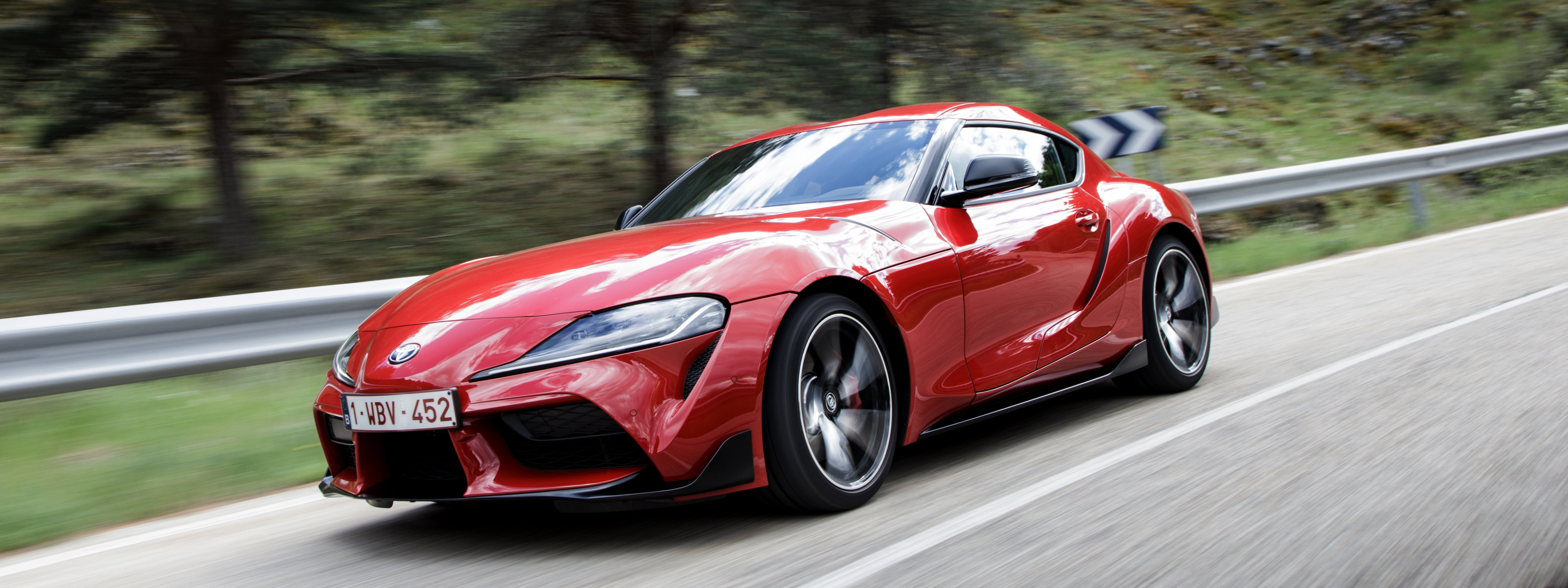 Toyota Supra a90 Red