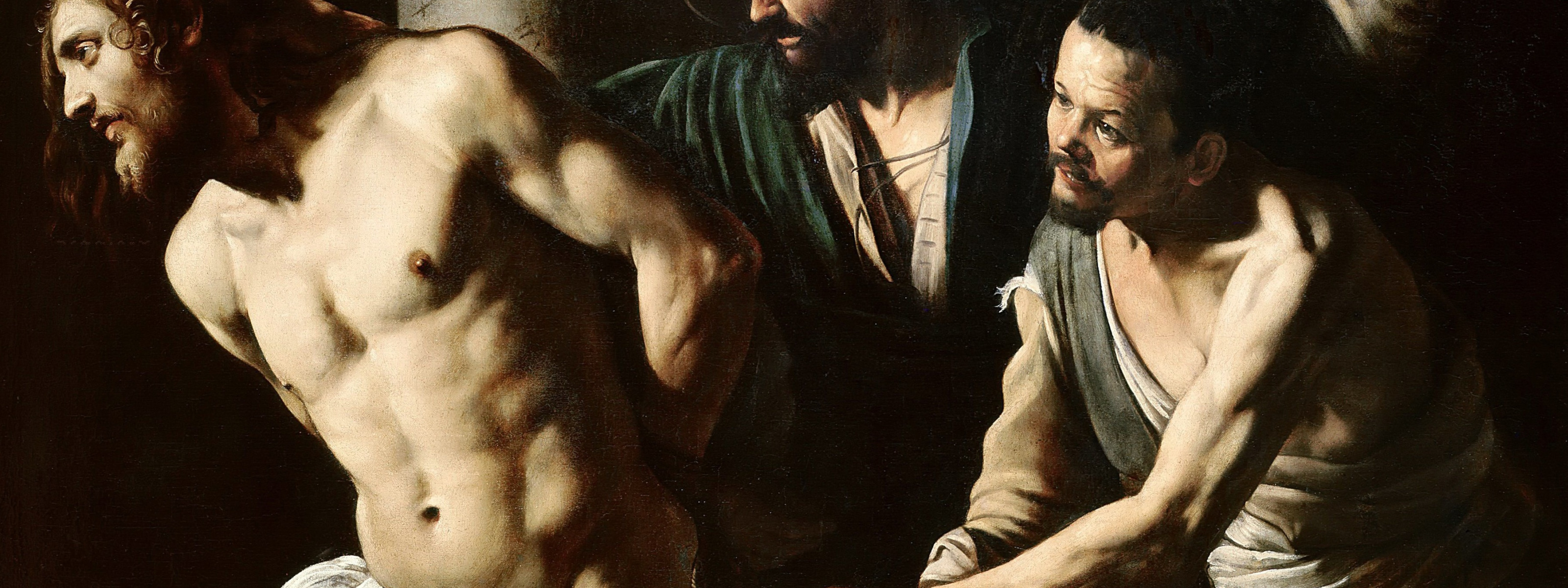 Караваджо 1986. Караваджо бичевание Христа. Микеланджело де Караваджо.