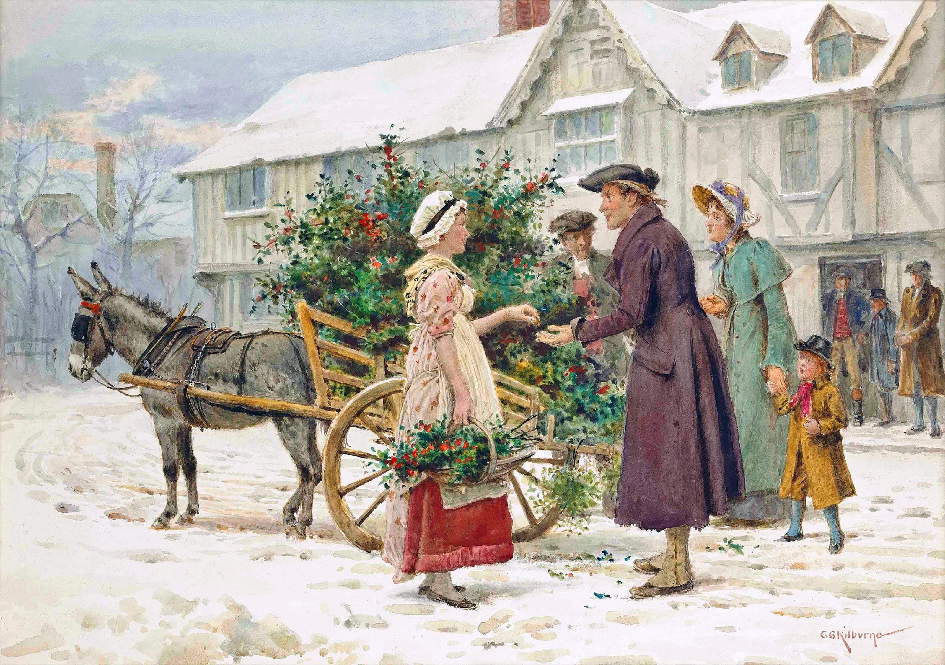 Живописец год. Джордж Гудвин Килберн картины. Painting by George Goodwin Kilburne 