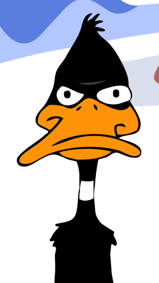 мультфильм, минимализм, даффи, Дак