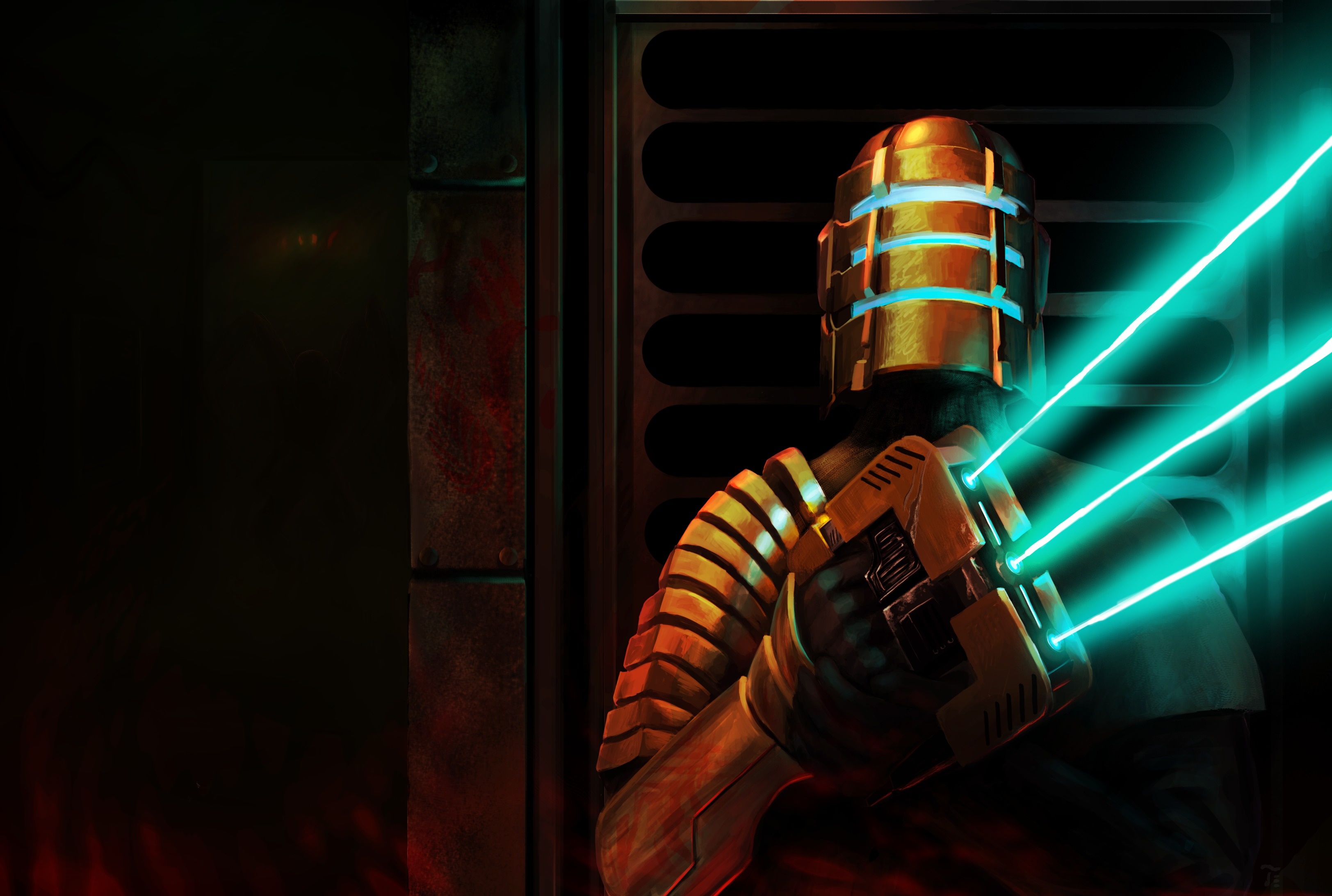 Скачать обои dead space, айзек кларк, плазма, isaac clark, раздел игры в  разрешении 3248x2185