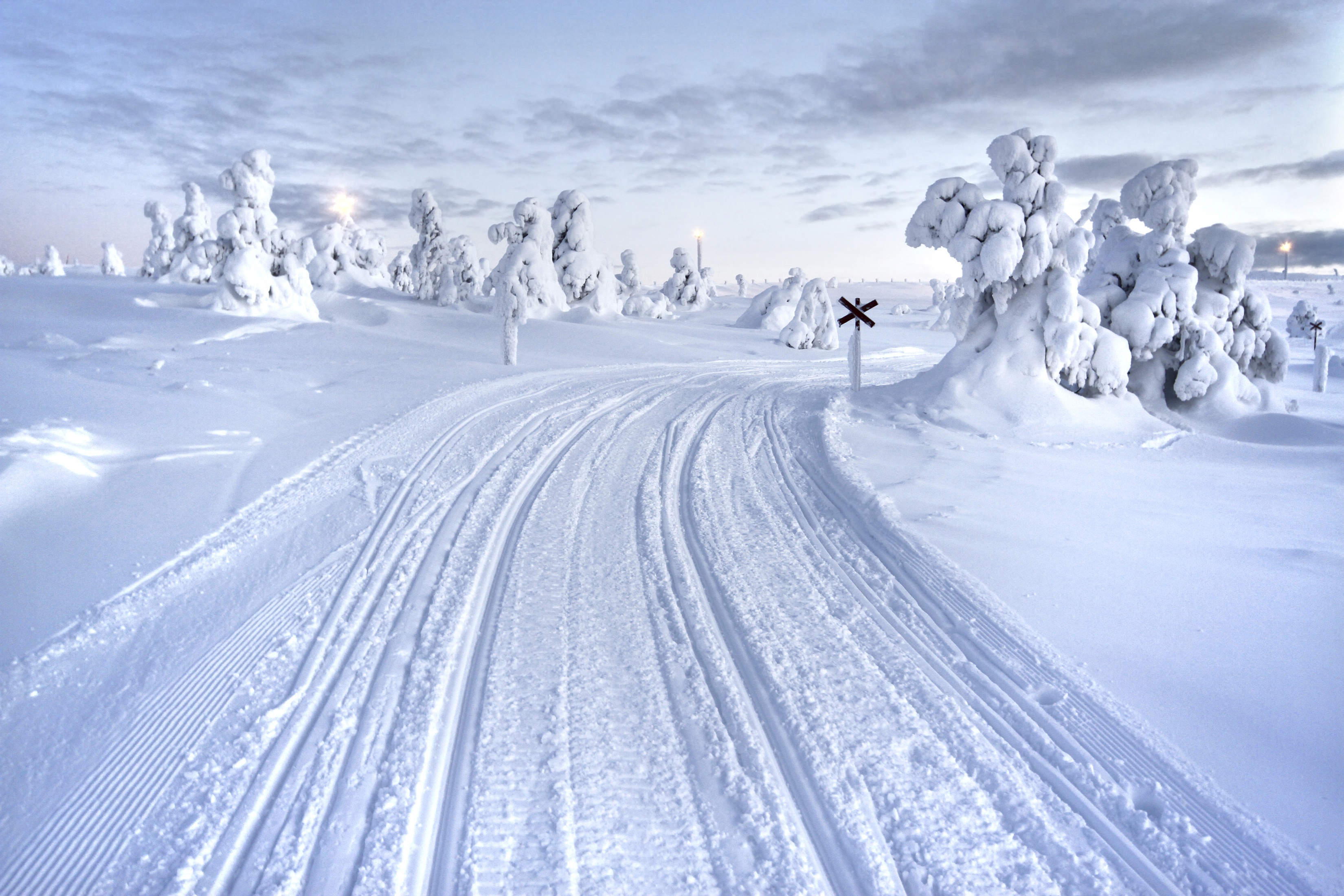 дороги финляндии зимой