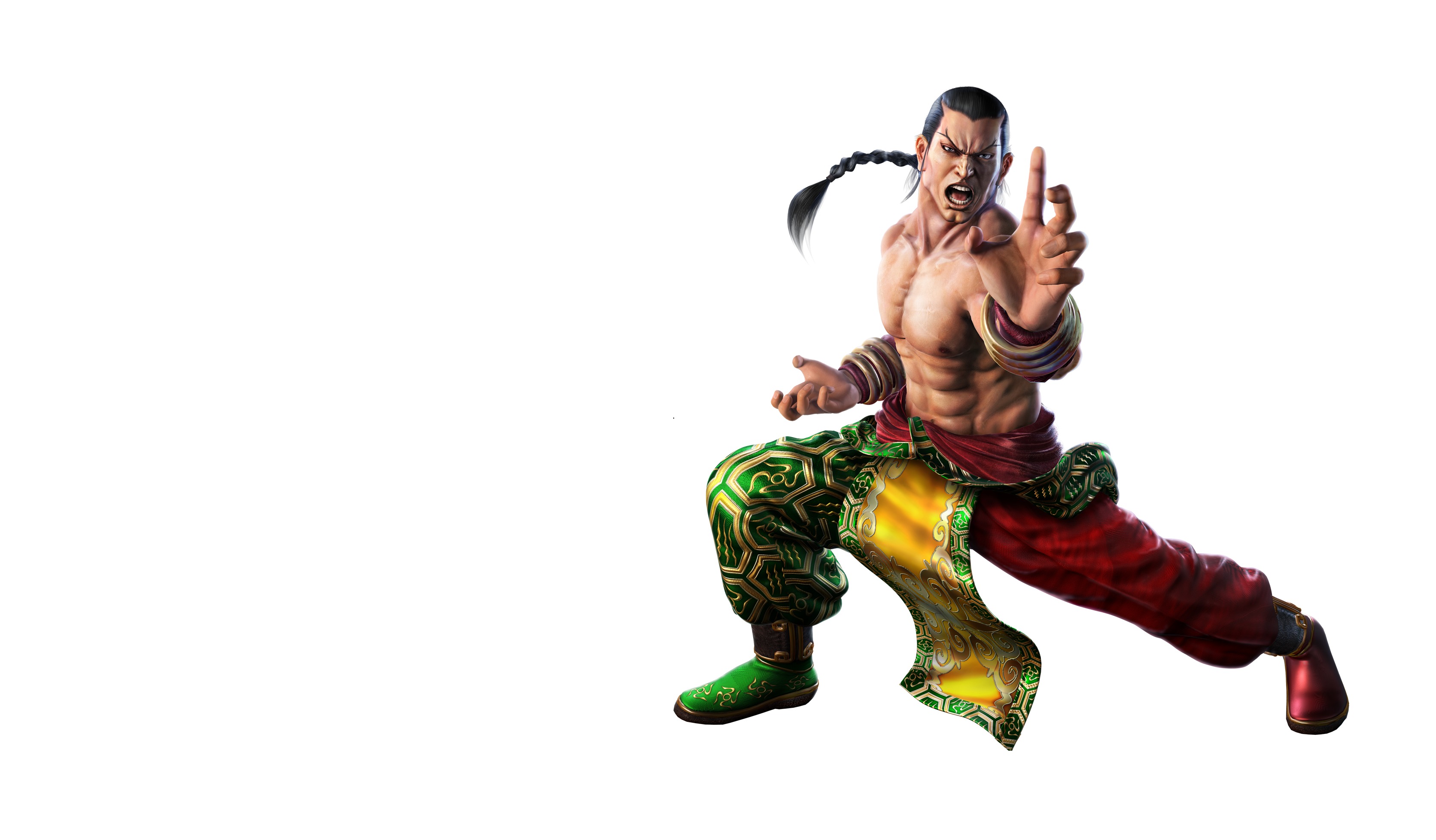 Обои арт, Art, Game, Feng Wei, Feng, Tekken-5 на телефон и рабочий стол,  раздел игры, разрешение 3344x1956 - скачать