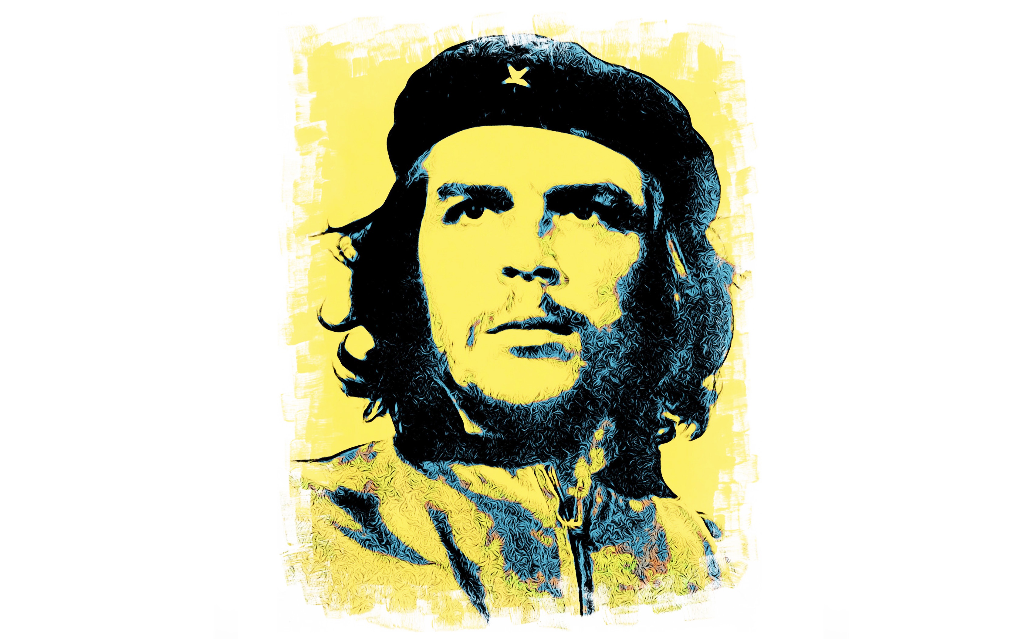 Обои Че Гевара, революционер, Ernesto Guevara на телефон и рабочий стол,  раздел минимализм, разрешение 3365x2108 - скачать