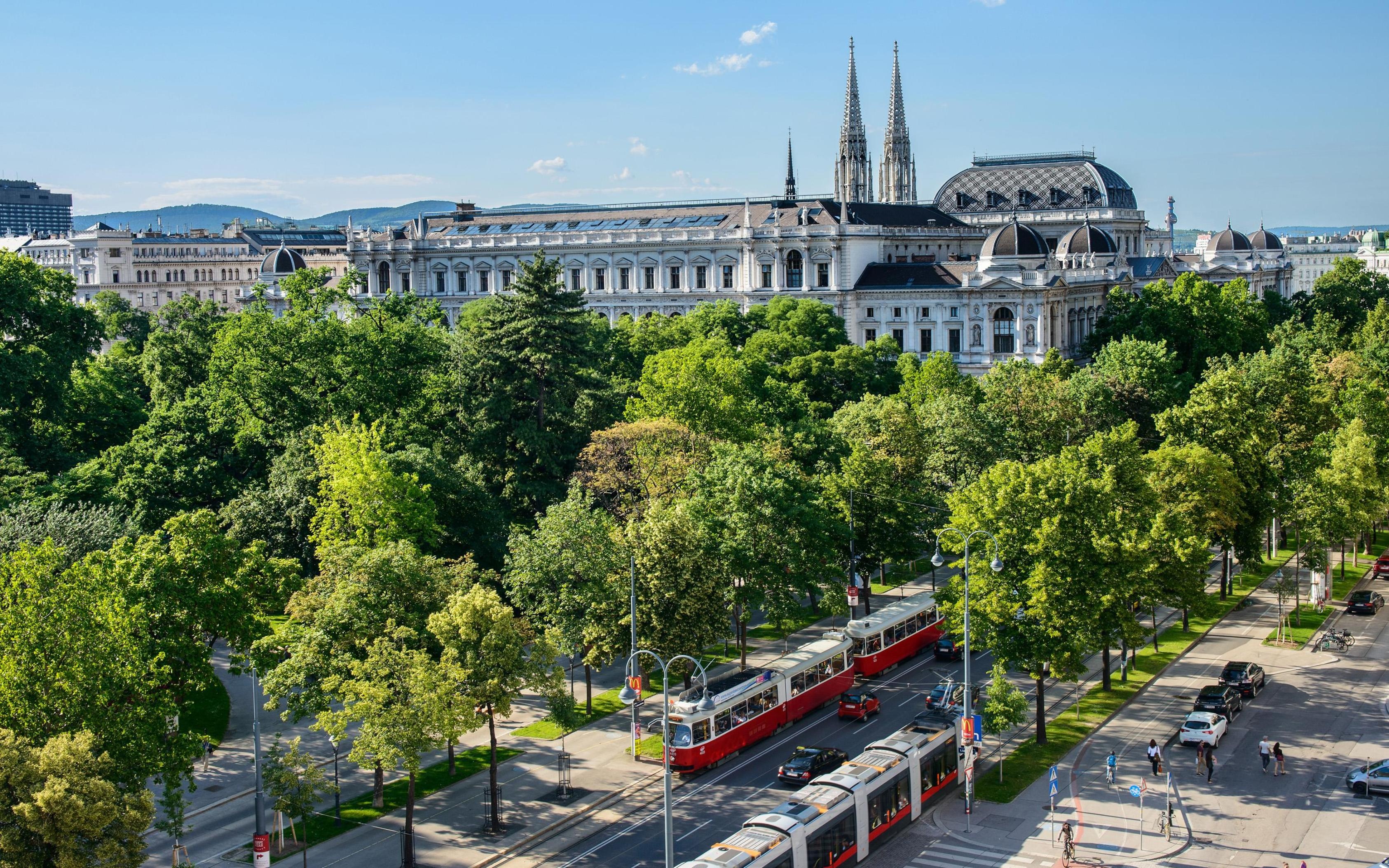 Столица Австрии. Бульвар Рингштрассе. Вена столица. Vienna Австрия.