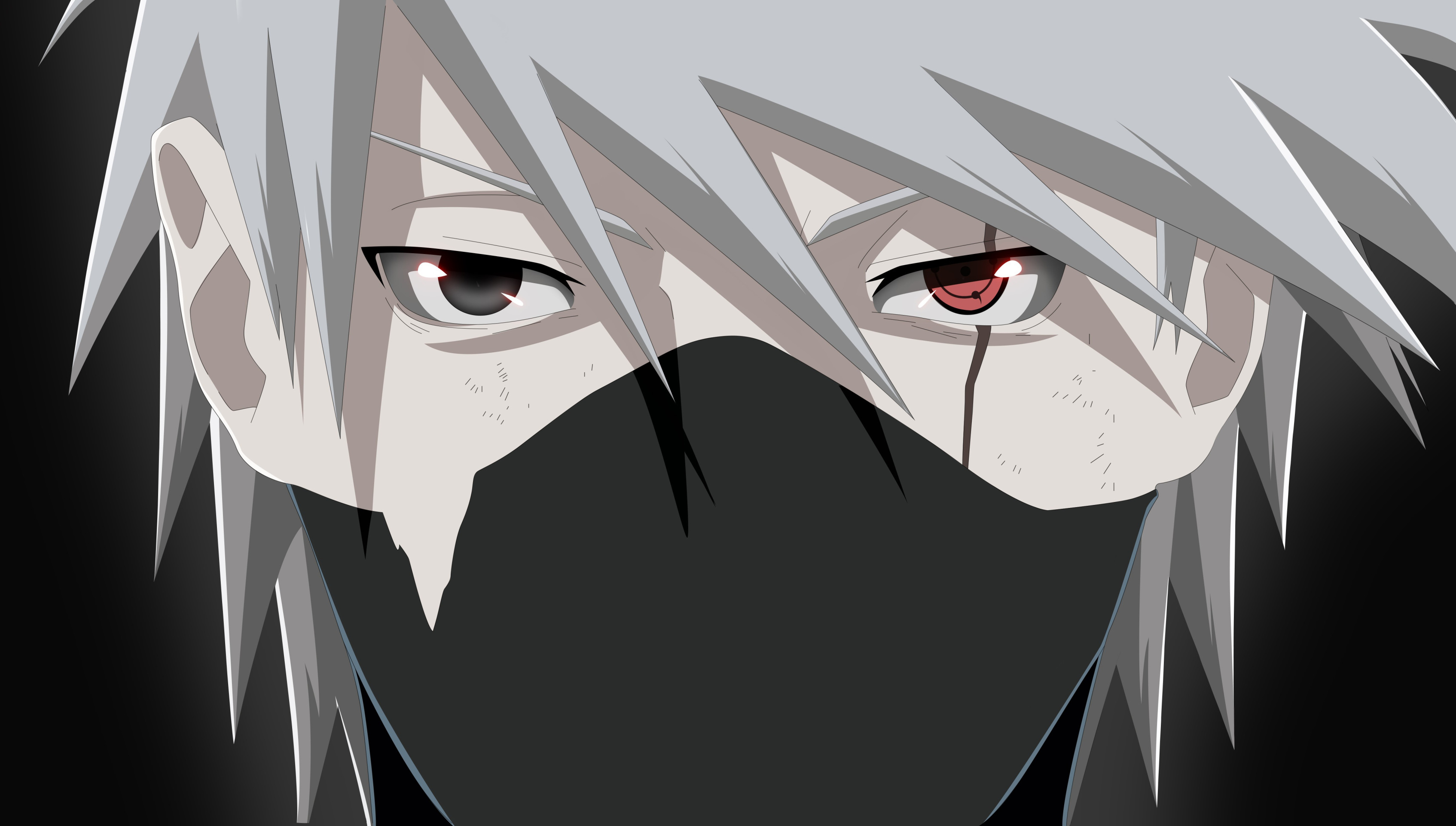 Скачать обои game, Naruto, anime, man, sharingan, ninja, asian, mask,  раздел сёнэн в разрешении 3389x1922