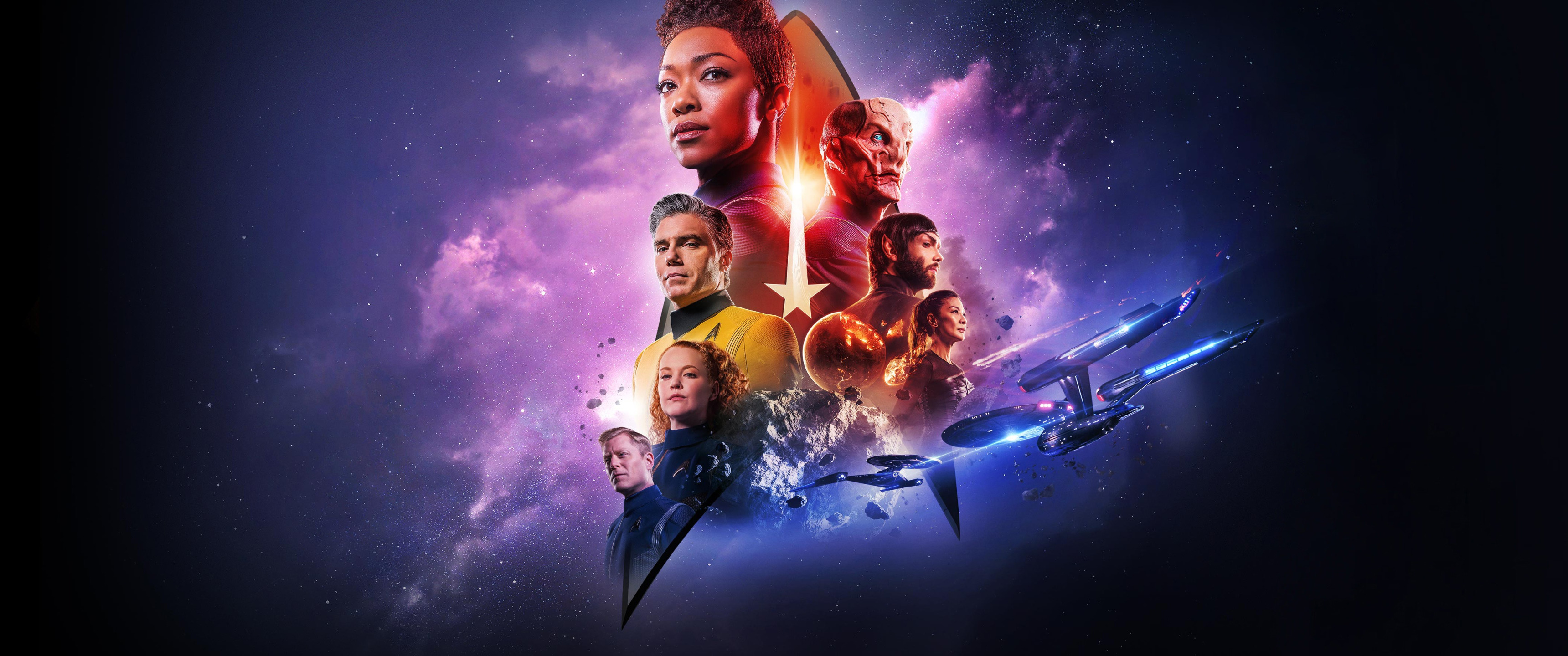 Шоу дискавери. Звёздный путь Дискавери Постер. Star Trek: Discovery 2017 Постер.