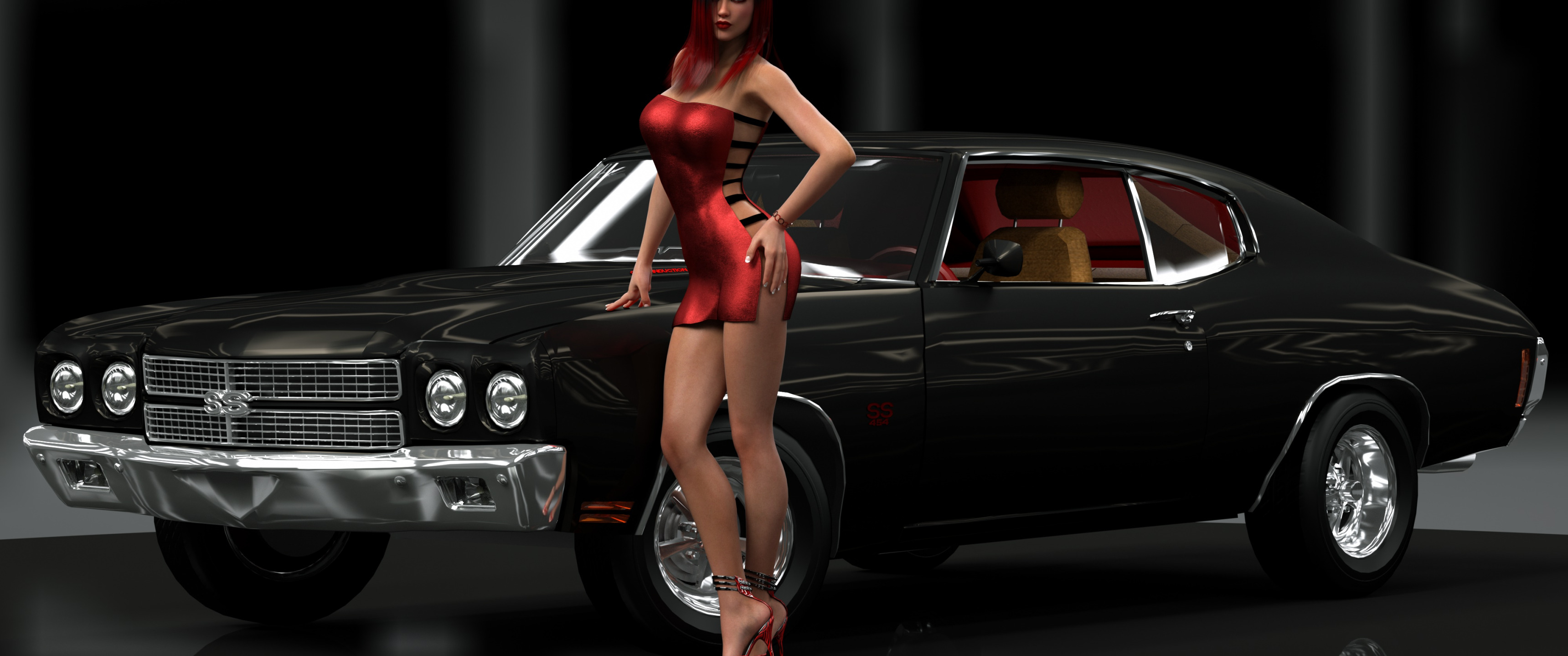 авто, взгляд, девушка, картинка, красивая девушка