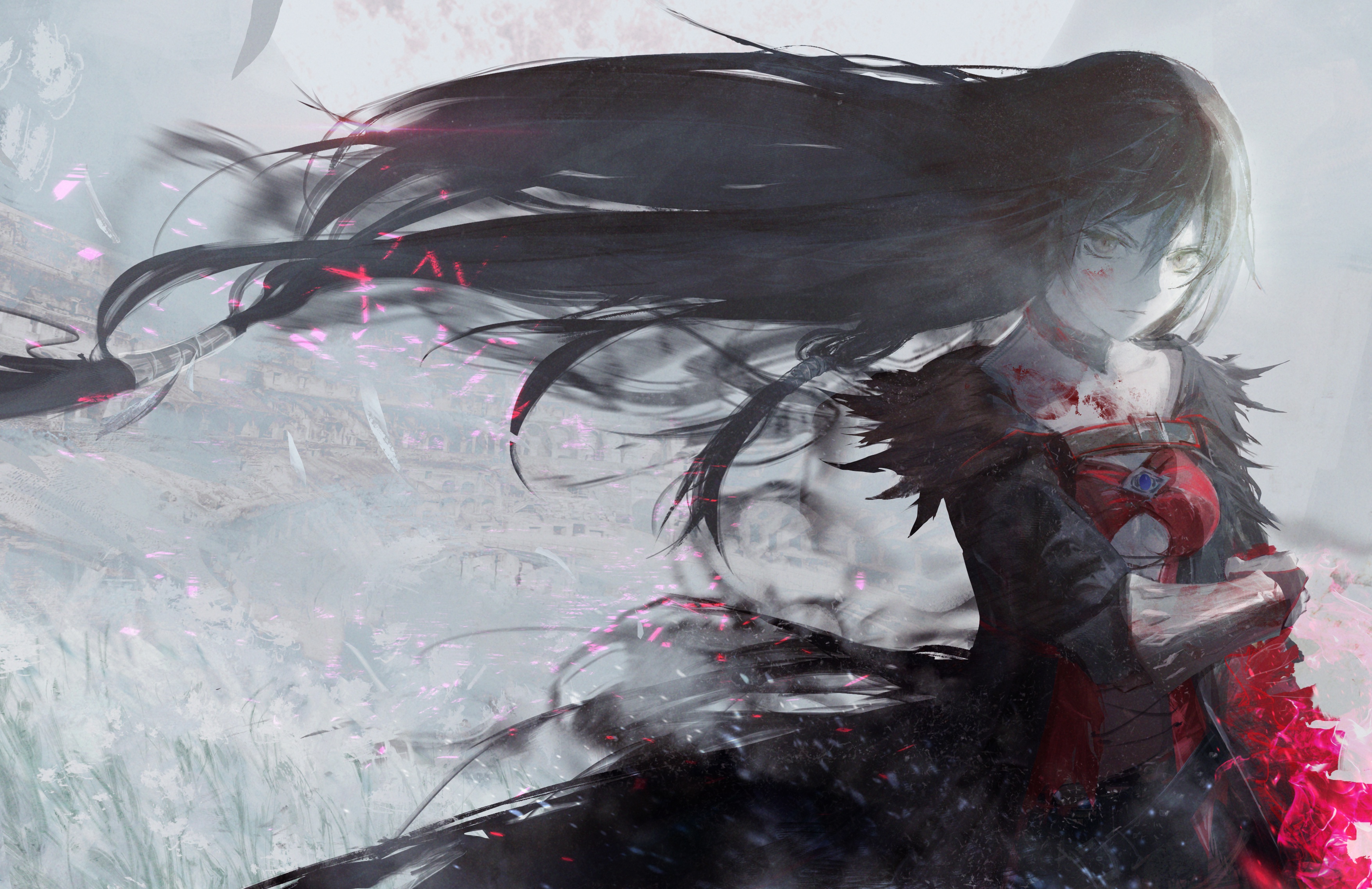 Обои Art, Demon, Velvet Crowe, Tales of Berseria на телефон и рабочий стол,  раздел прочее, разрешение 3508x2273 - скачать