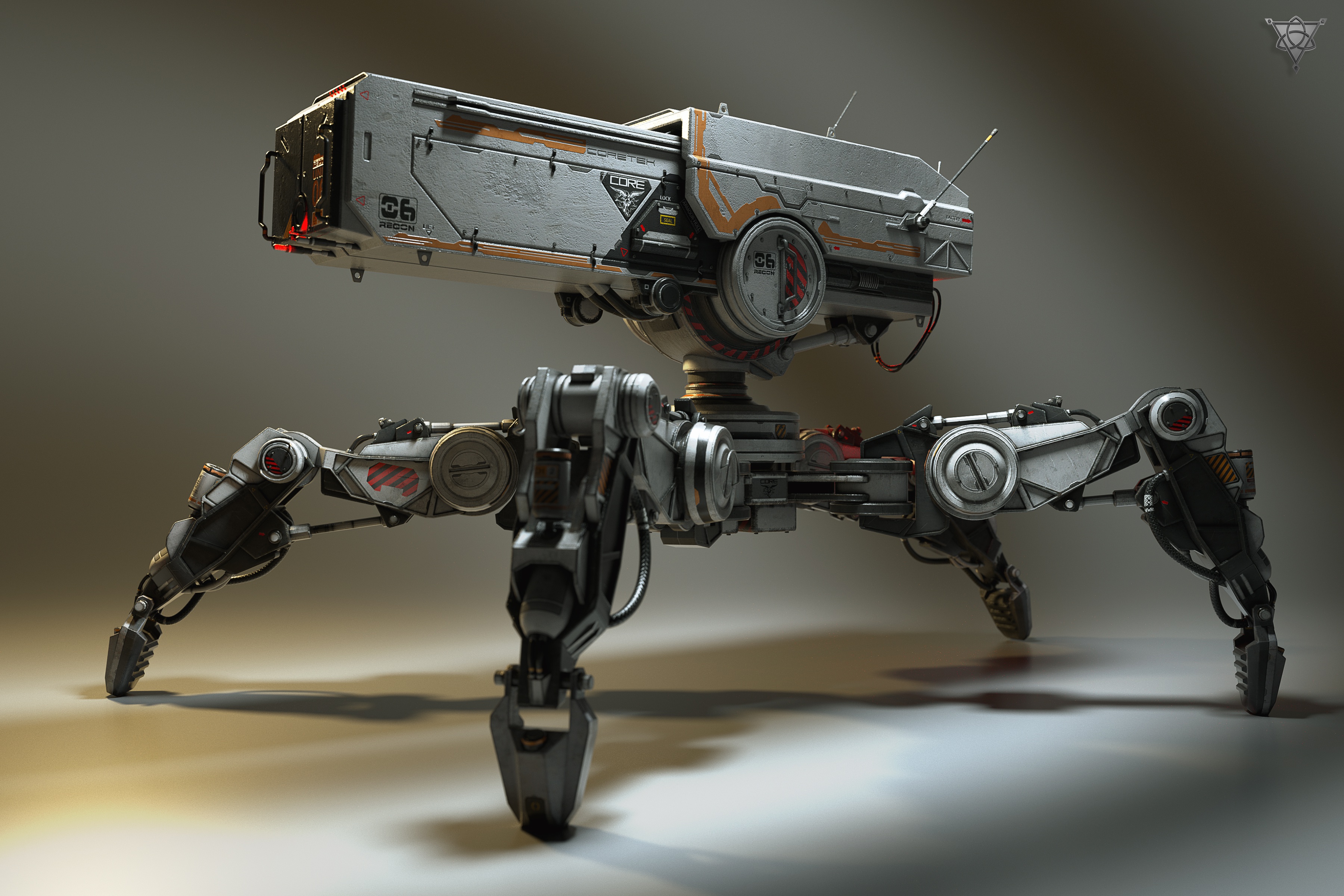 Шагающая камера. Пушка робот. Робот Sci Fi референс. Киберпанк дроиды. Боевые дроиды концепт.