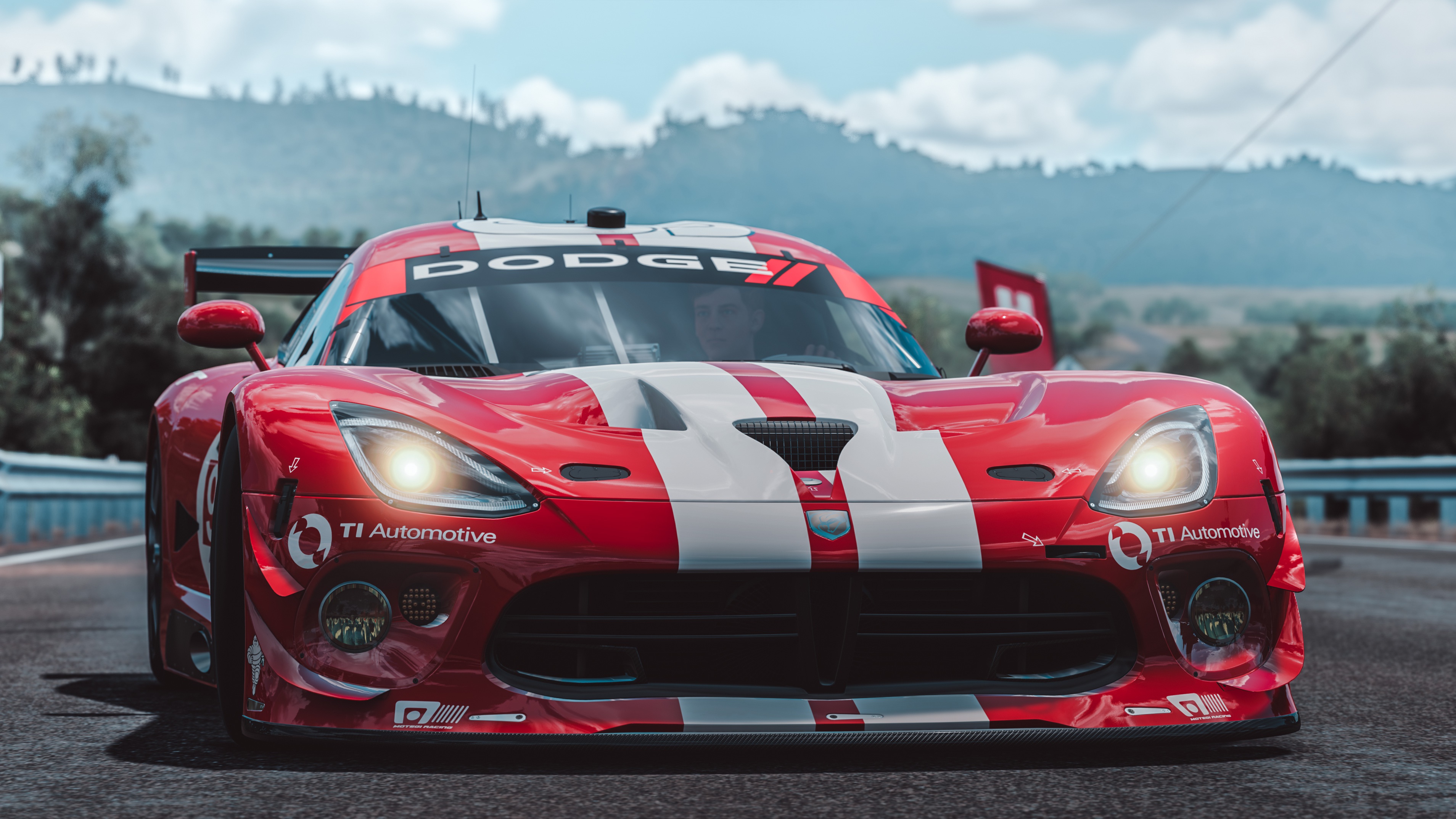 Обои Microsoft, Dodge, Viper, SRT, Forza Horizon 3, game art, by Wallpy на  телефон и рабочий стол, раздел игры, разрешение 3817x2147 - скачать