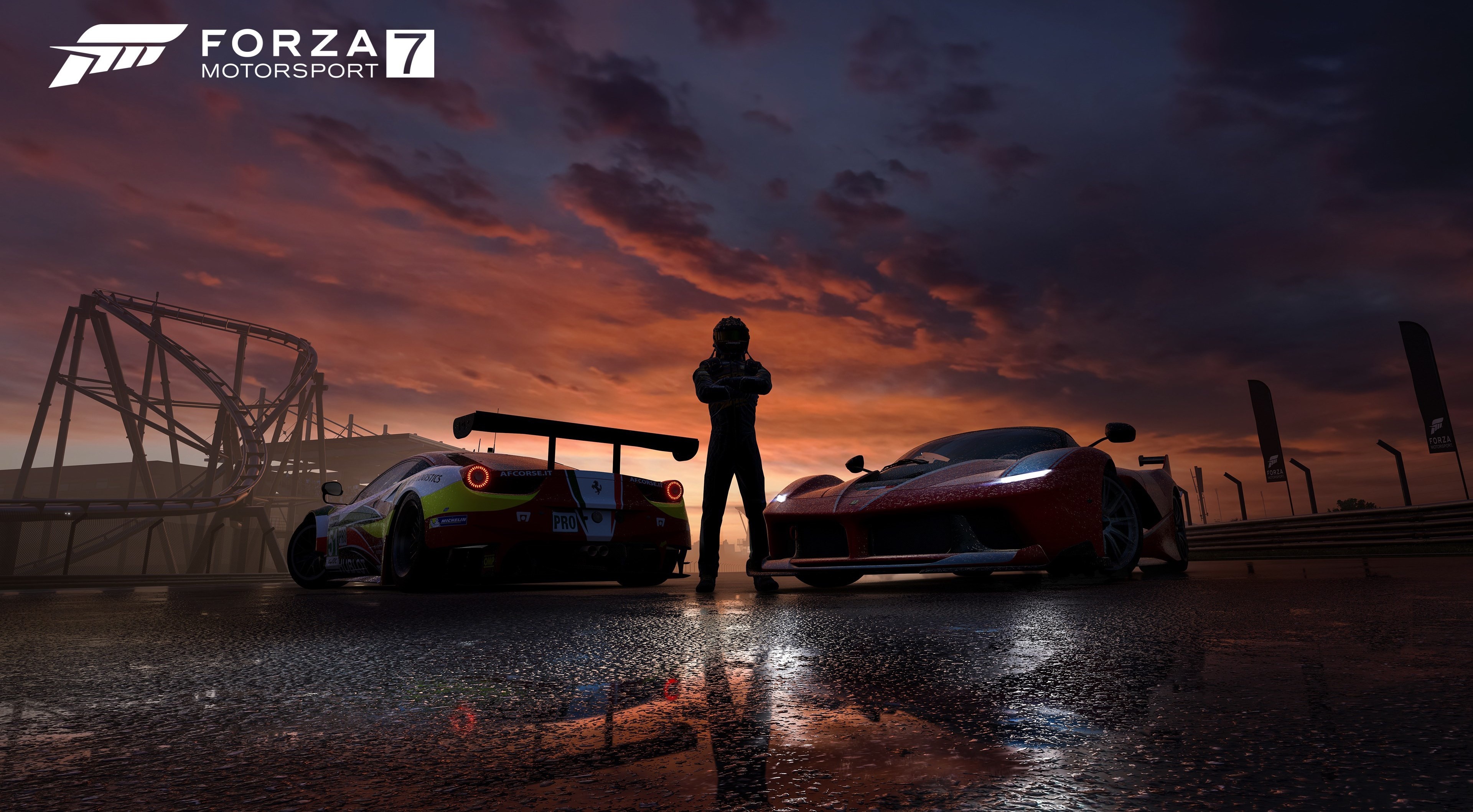 Обои car, game, cars, race, speed, pilot, Forza Motorsport, Forza Motorsport  7 на телефон и рабочий стол, раздел игры, разрешение 3840x2117 - скачать