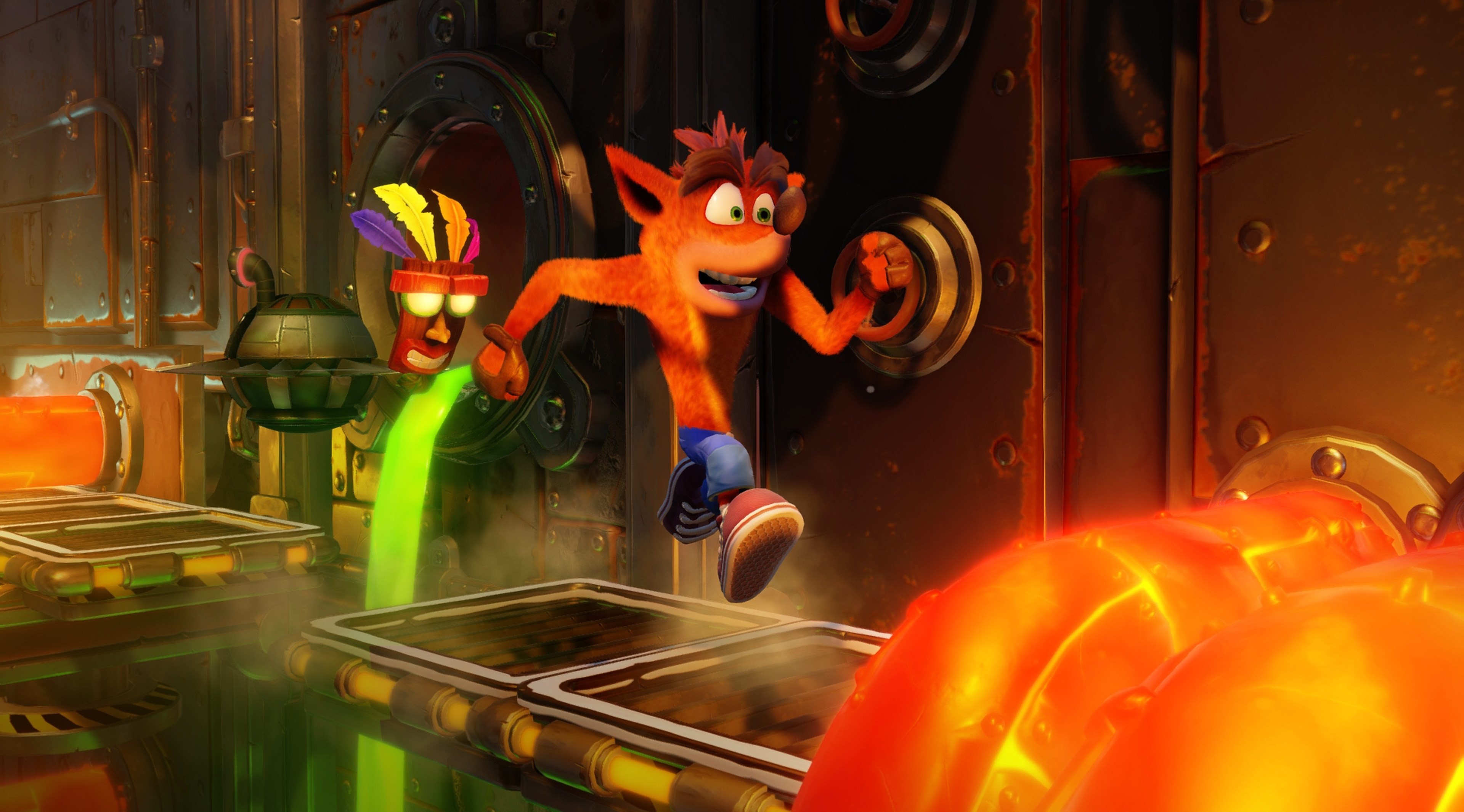 Обои game, Crash Bandicoot N. Sane Trilogy, Crash Bandicoot Remastered на  телефон и рабочий стол, раздел игры, разрешение 3840x2131 - скачать