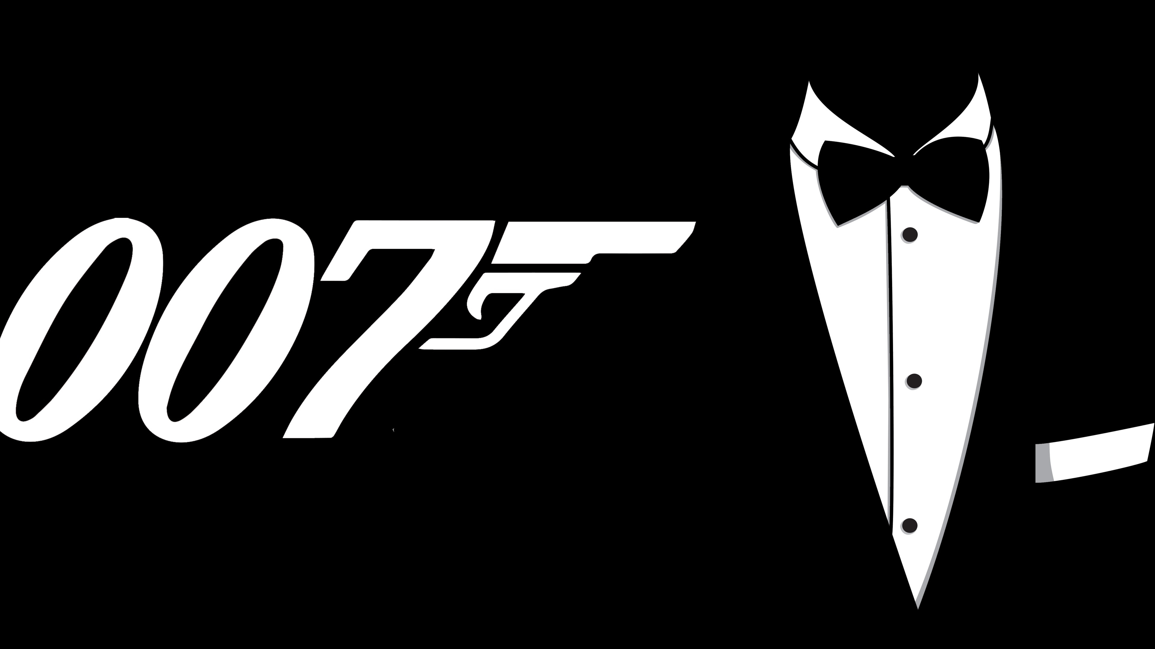 Обои фильм, агент, 007 на телефон и рабочий стол, раздел минимализм,  разрешение 3840x2160 - скачать