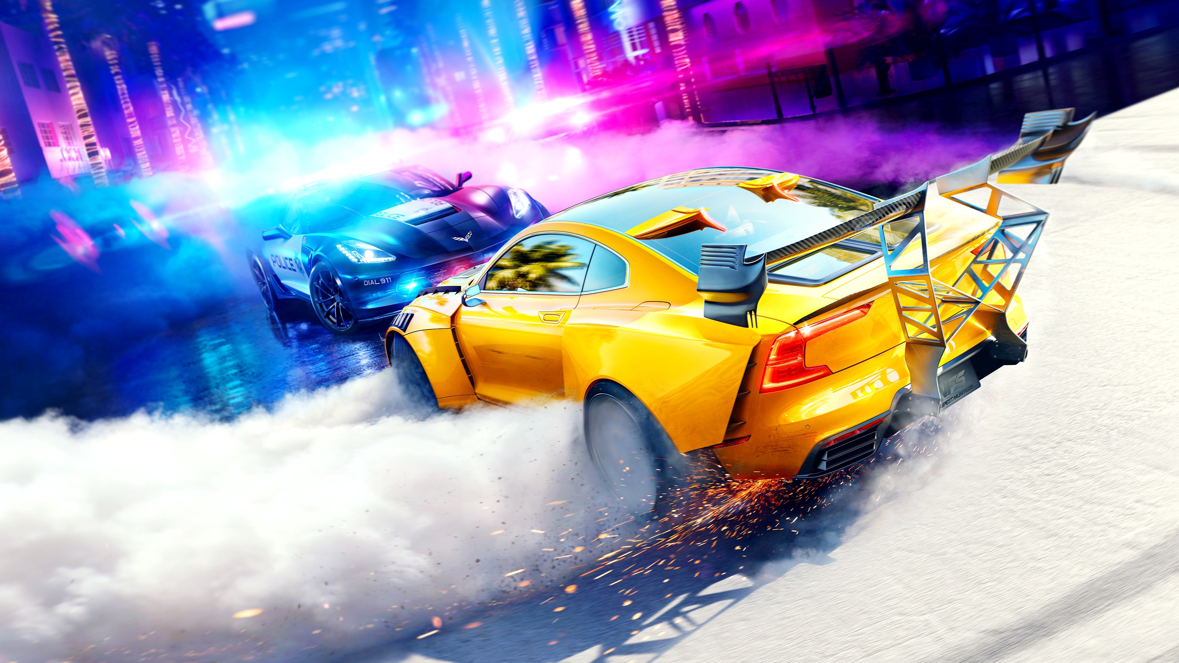 Обои машины, NFS, Need for Speed: Heat на телефон и рабочий стол, раздел  игры, разрешение 3840x2160 - скачать