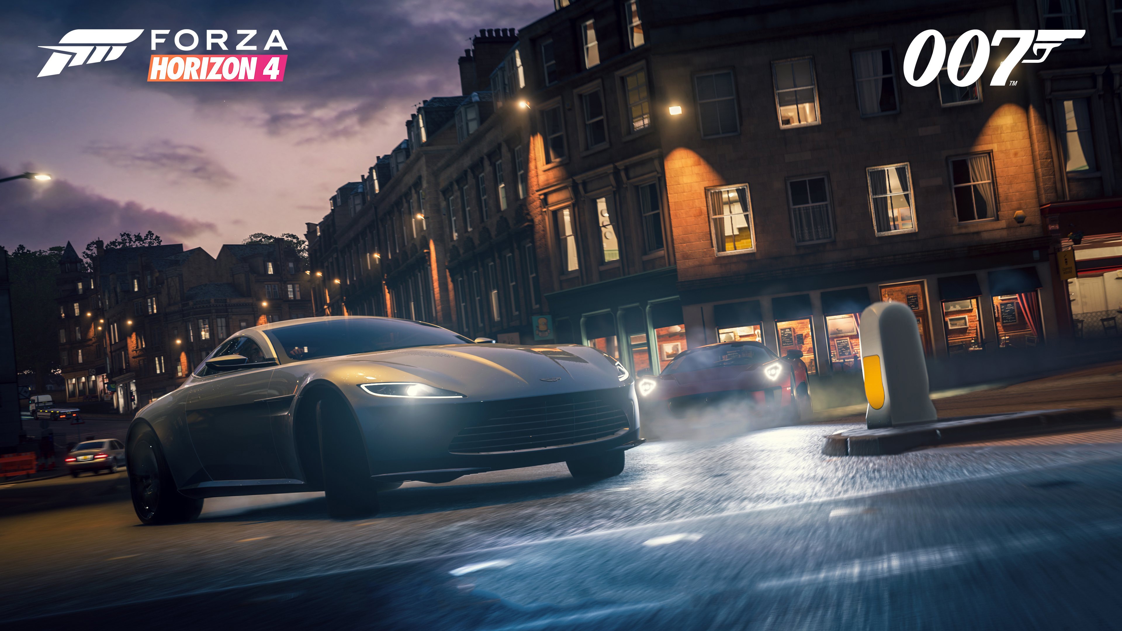 Скачать обои Aston Martin, Microsoft, game, 2018, DB10, Forza Horizon 4,  раздел игры в разрешении 3840x2160