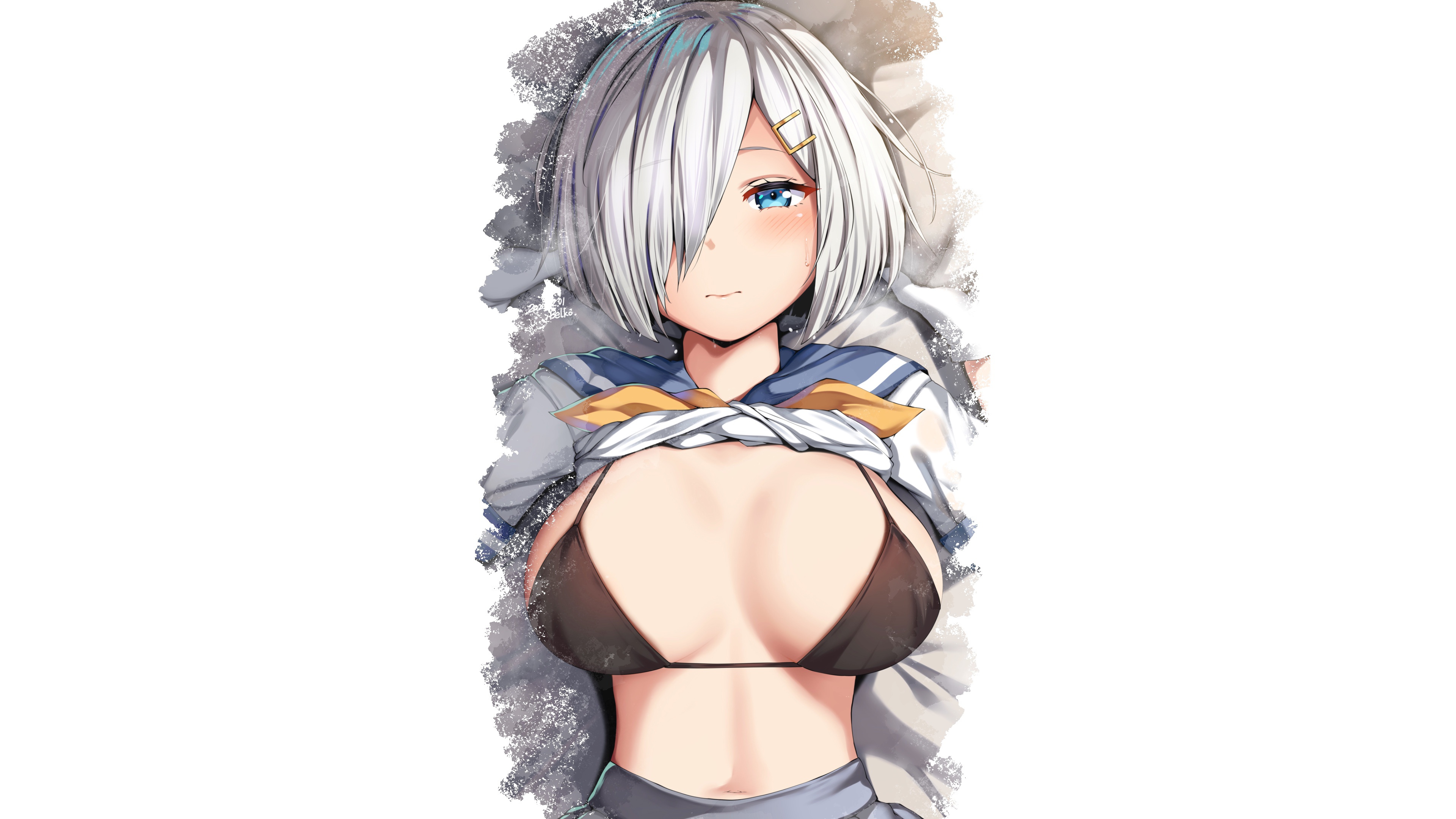 Скачать обои girl, boobs, big, anime, soft, big boobs, babe, oppai, раздел  сэйнэн в разрешении 3840x2160