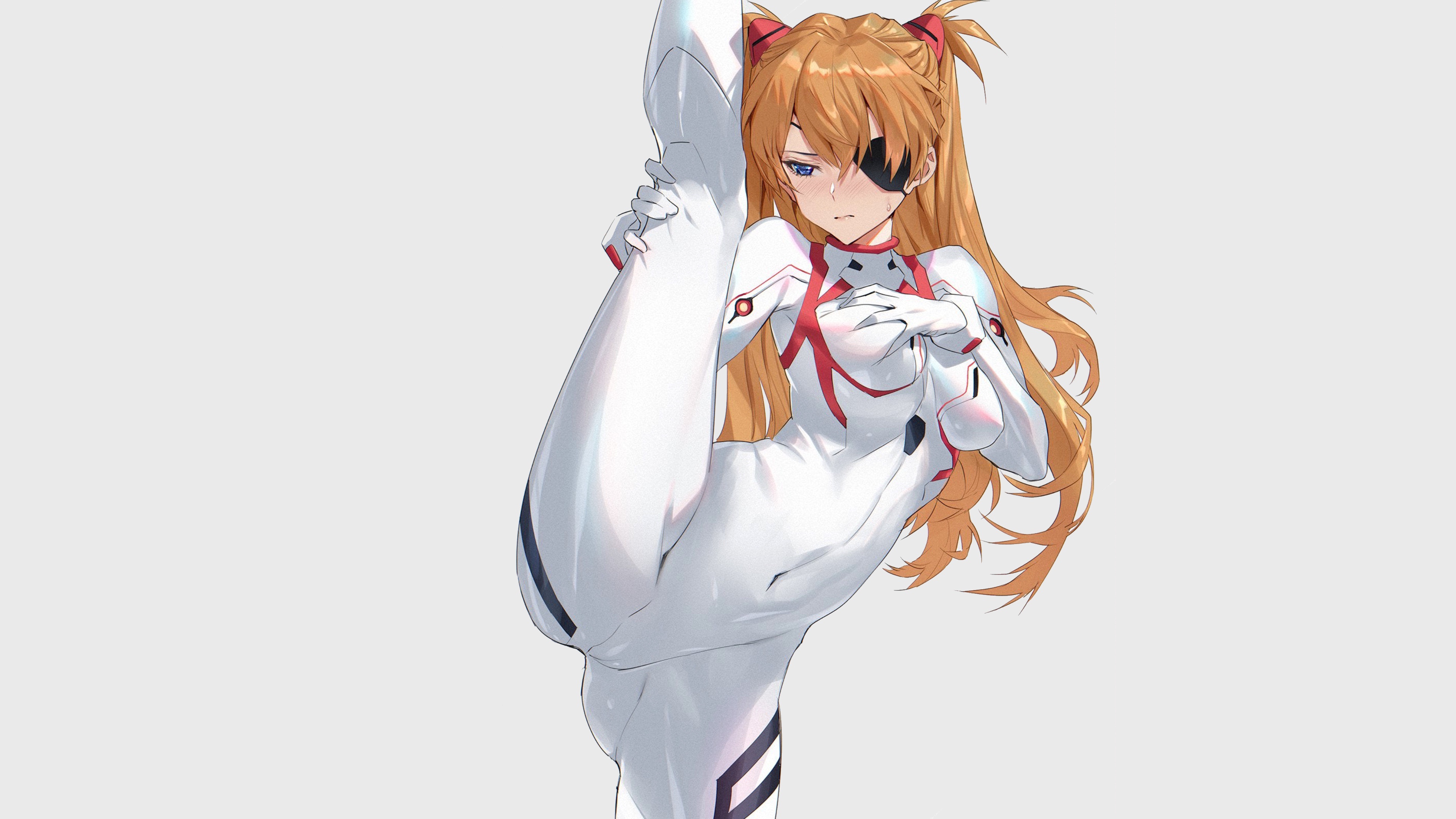 Скачать обои girl, hot, sexy, evangelion, anime, eva, pretty, asuka, раздел  сэйнэн в разрешении 3840x2160