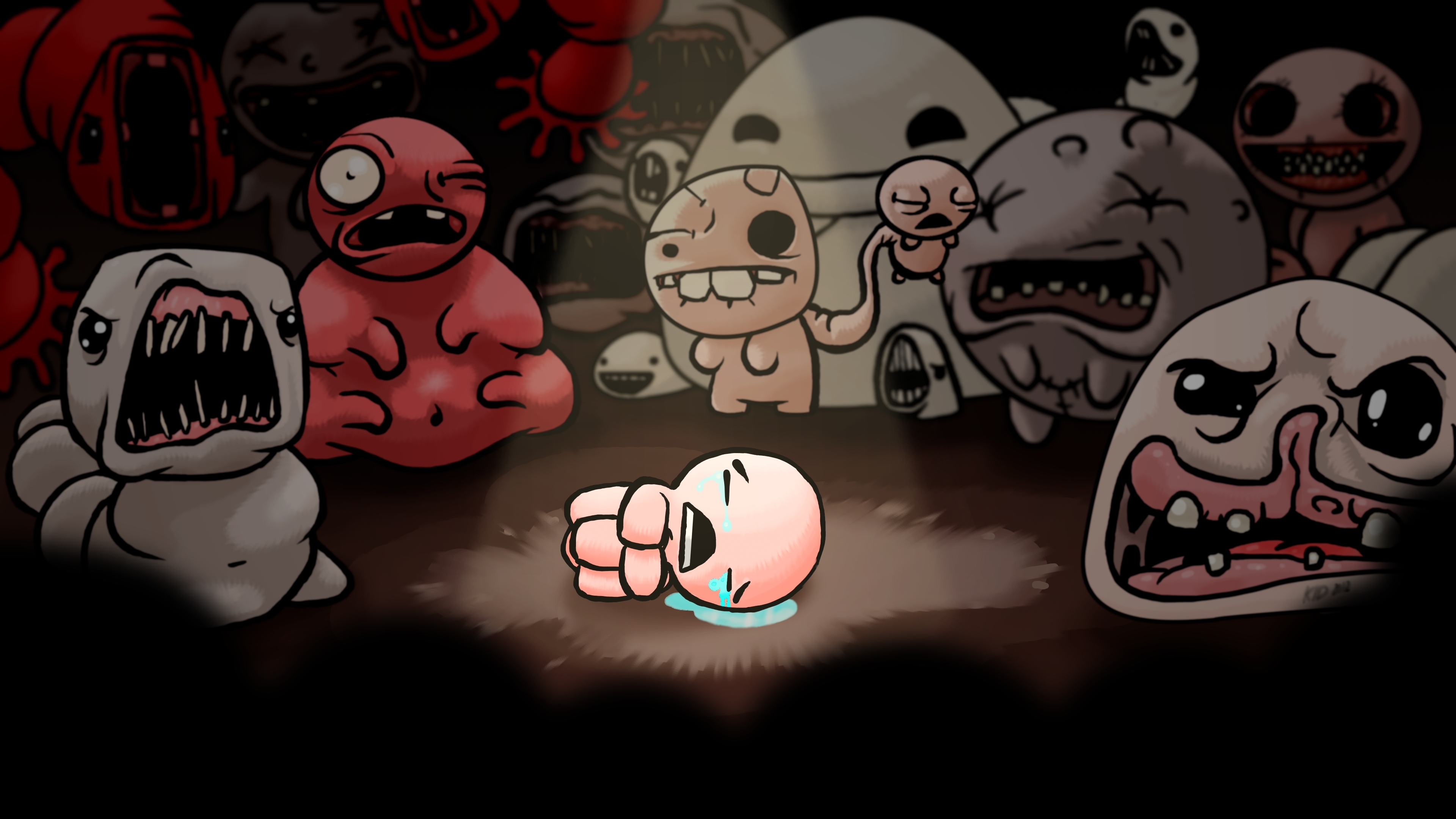 Обои игры, инди, The Binding of Isaac на телефон и рабочий стол, раздел  игры, разрешение 3840x2160 - скачать