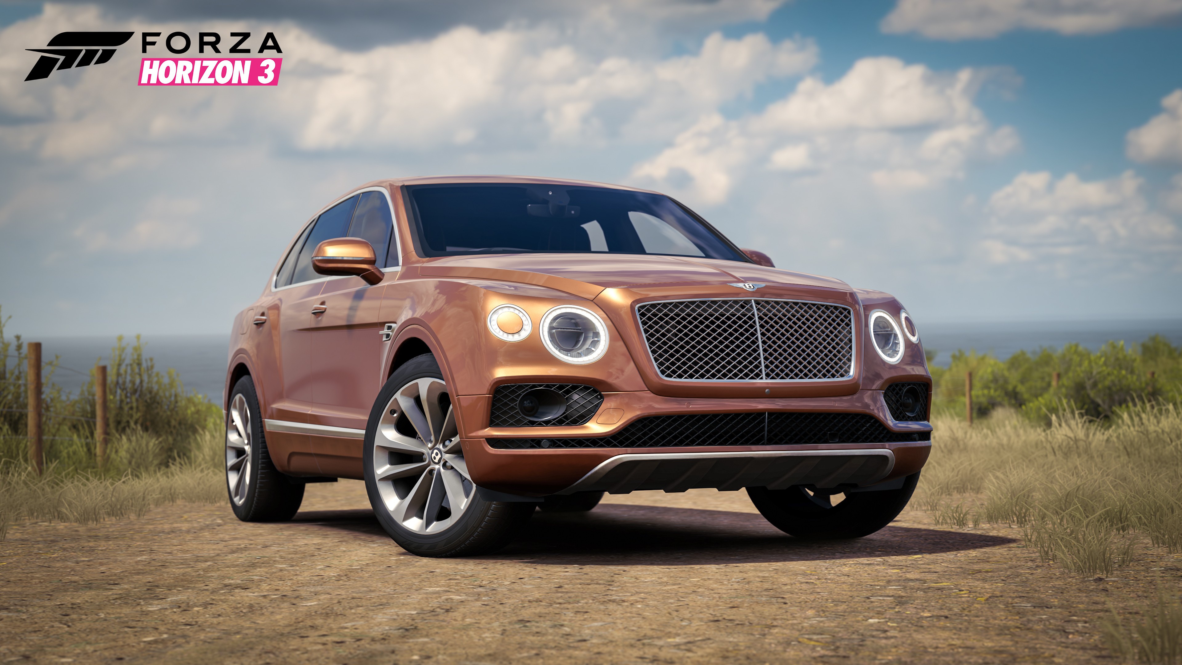 Обои car, Bentley, logo, game, Forza Horizon, Forza, Forza Horizon 3 на  телефон и рабочий стол, раздел игры, разрешение 3840x2160 - скачать