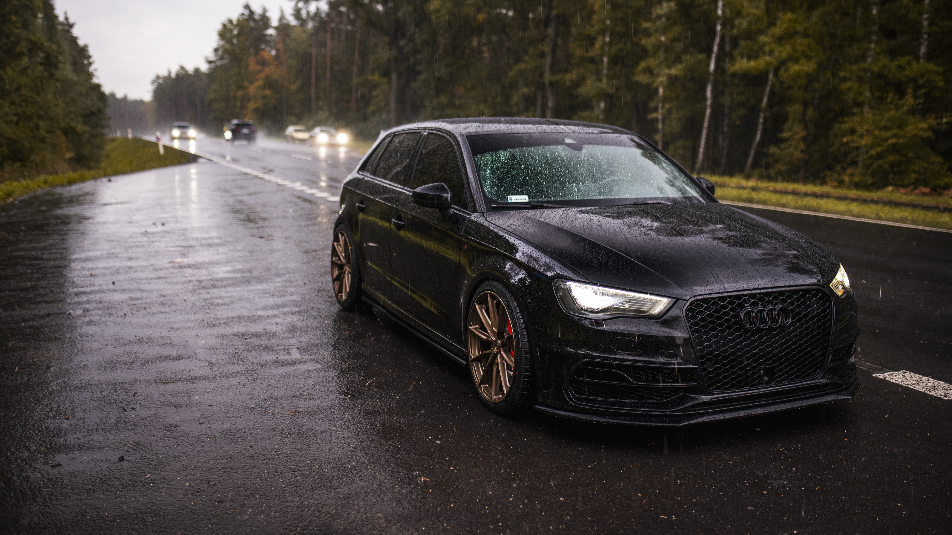 Audi rs3 черная