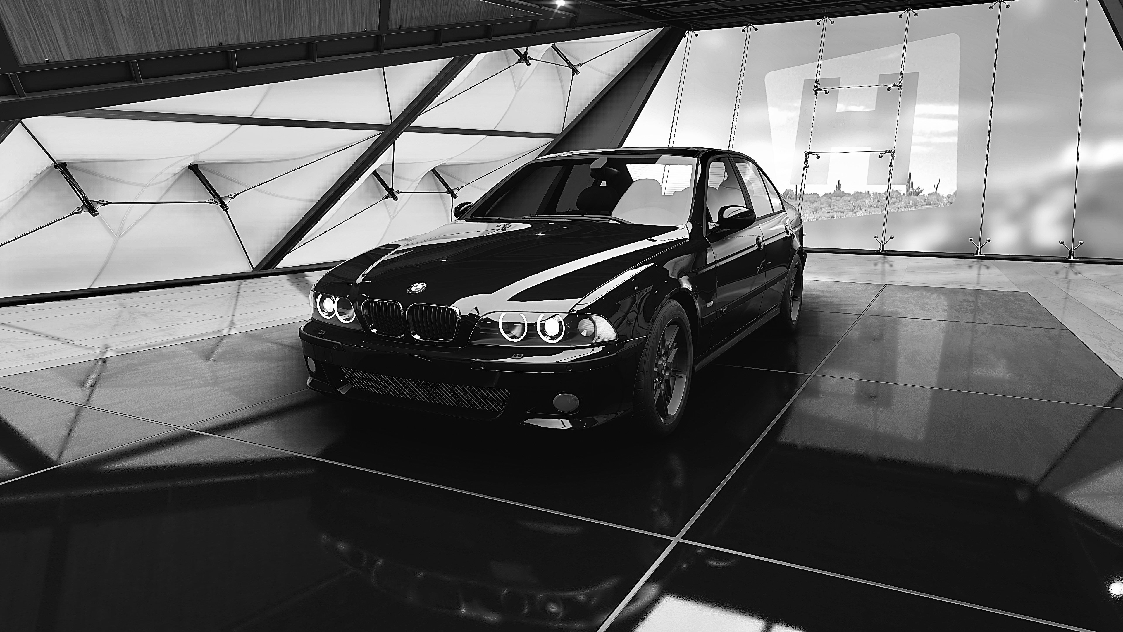 Скачать обои HDR, BMW, Car, Game, e39, 5er, UHD, M5, раздел игры в  разрешении 3840x2160