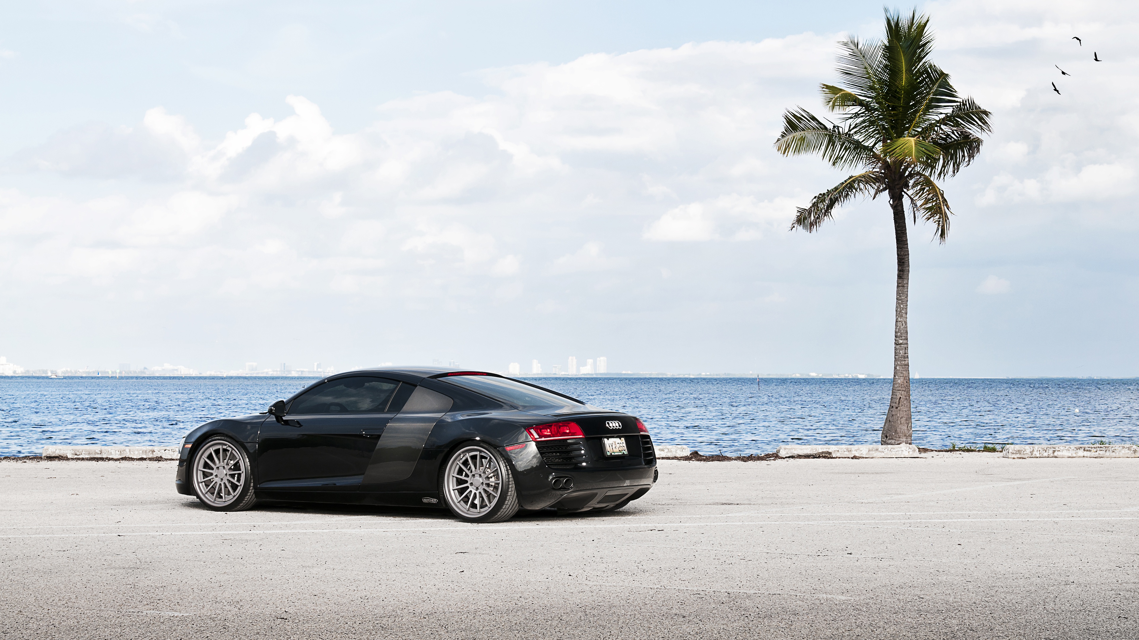 Машина к лету. Audi r8. Audi r8 Dubai. Автомобиль на фоне моря.