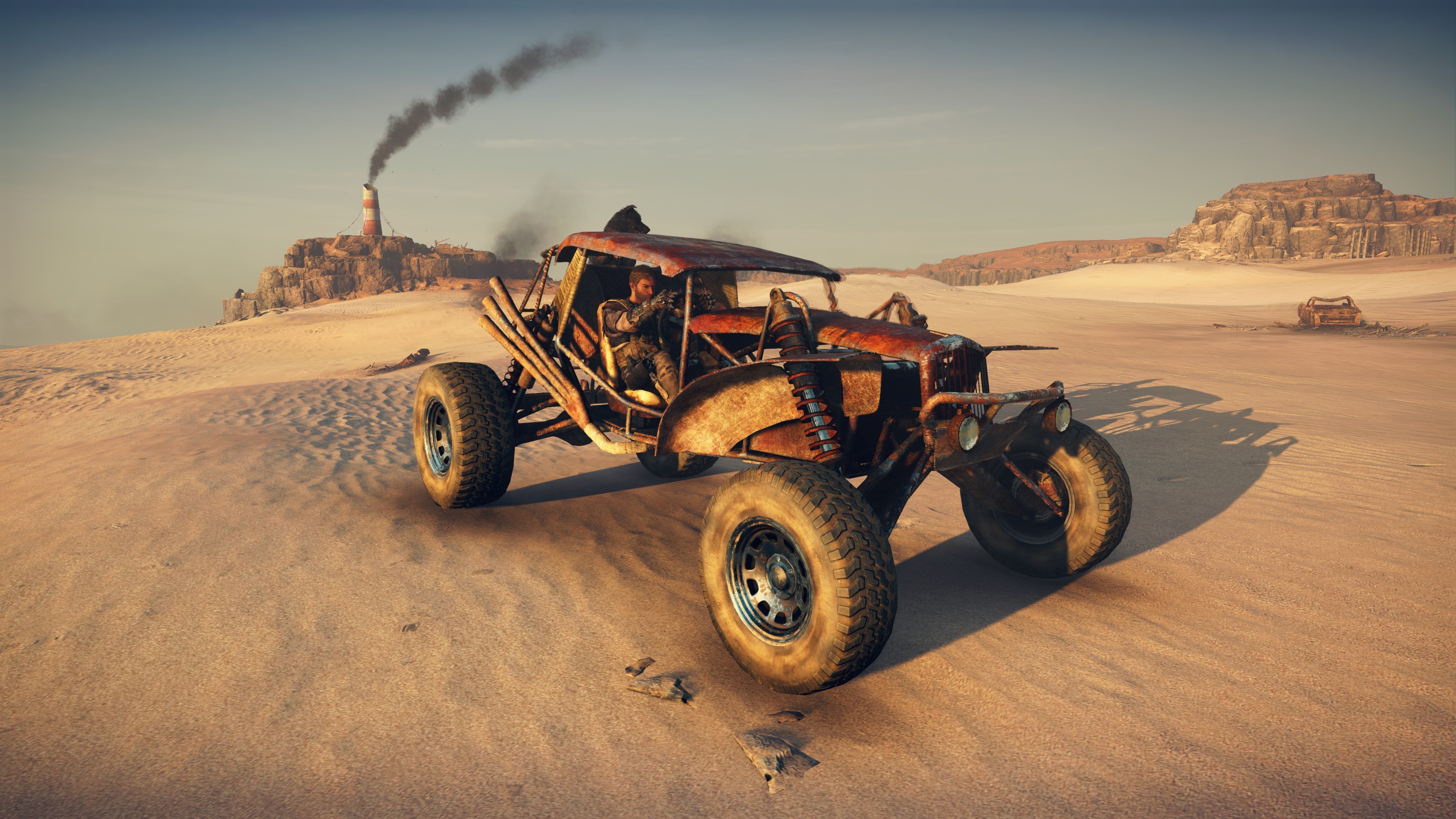 Обои car, game, desert, Mad Max на телефон и рабочий стол, раздел игры,  разрешение 3840x2160 - скачать