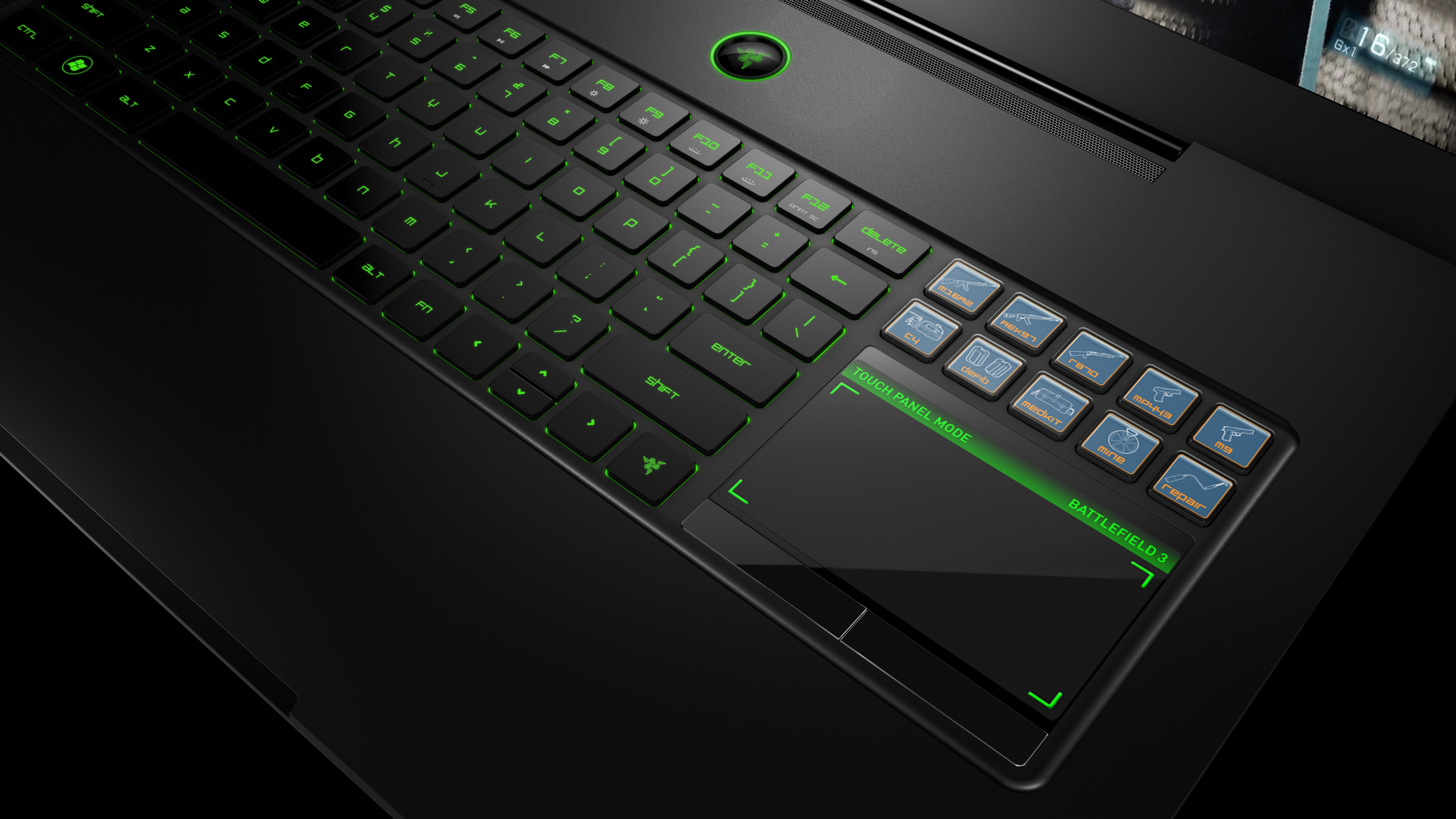 Обои игры, ноутбук, Razer blade на телефон и рабочий стол, раздел hi-tech,  разрешение 3840x2160 - скачать