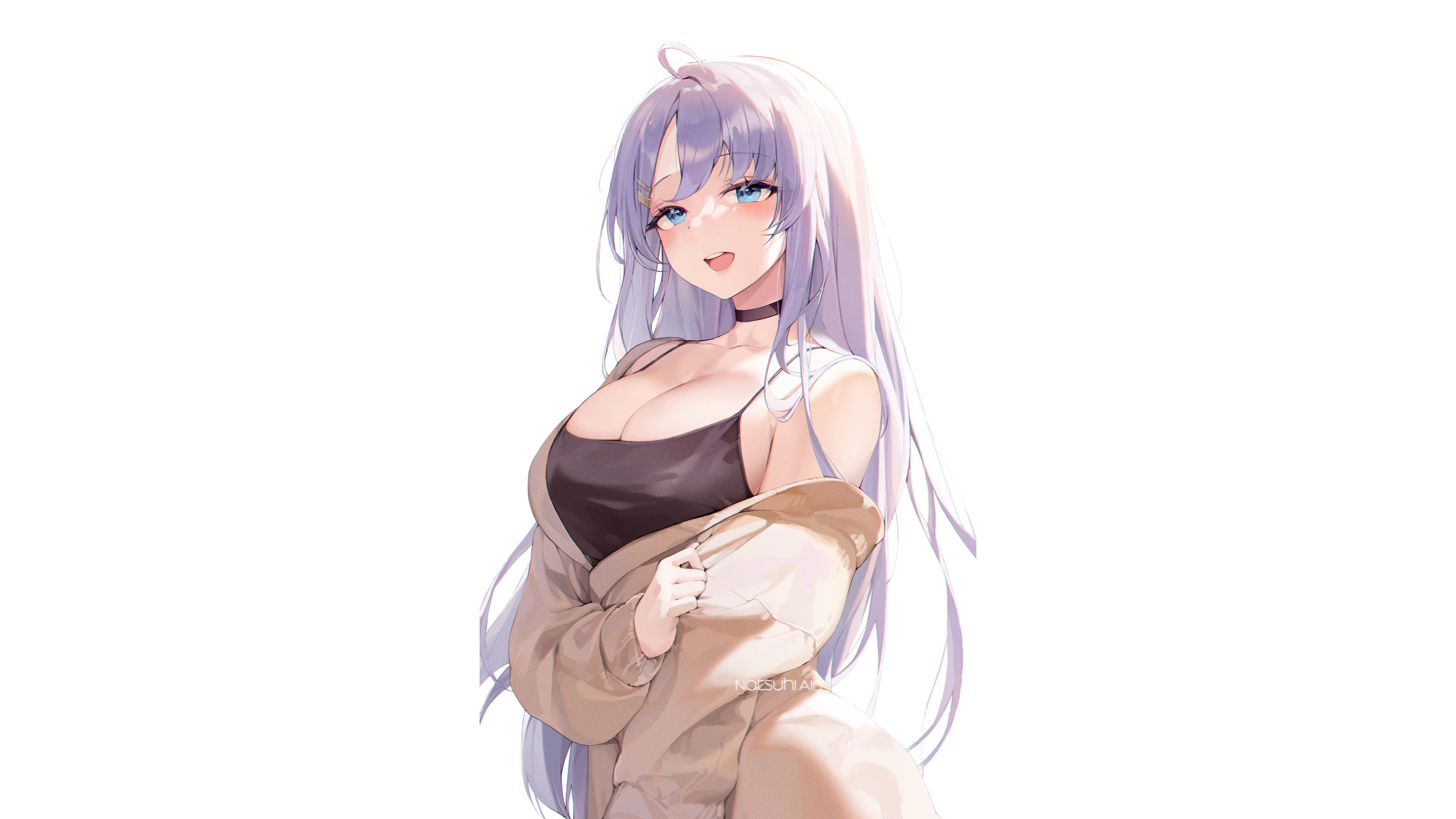 Обои girl, sexy, Boobs, anime, pretty, breasts, cute, spag top на телефон и  рабочий стол, раздел сэйнэн, разрешение 3840x2160 - скачать