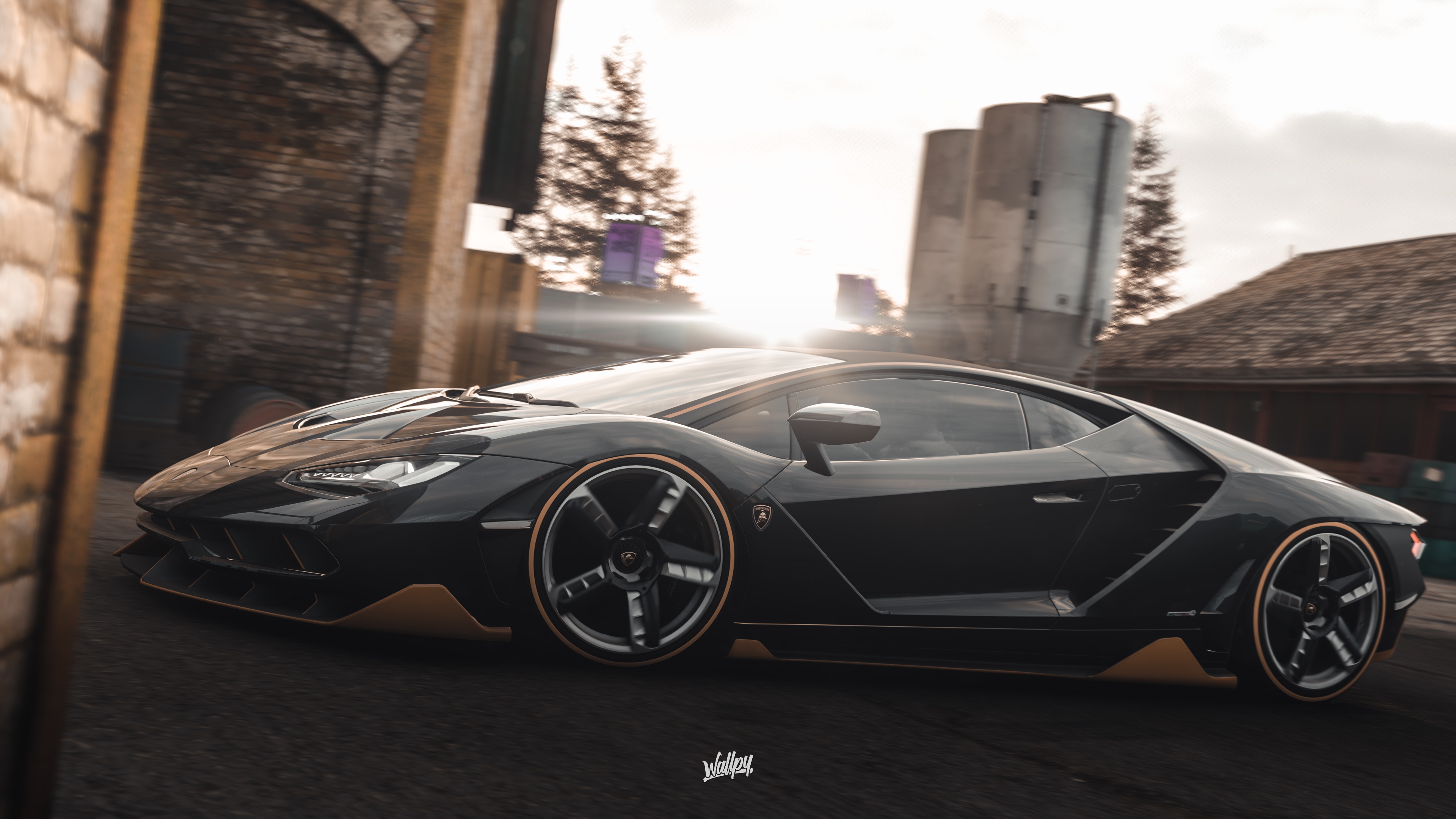 Скачать обои Lamborghini, Microsoft, Centenario, game art, Forza ...