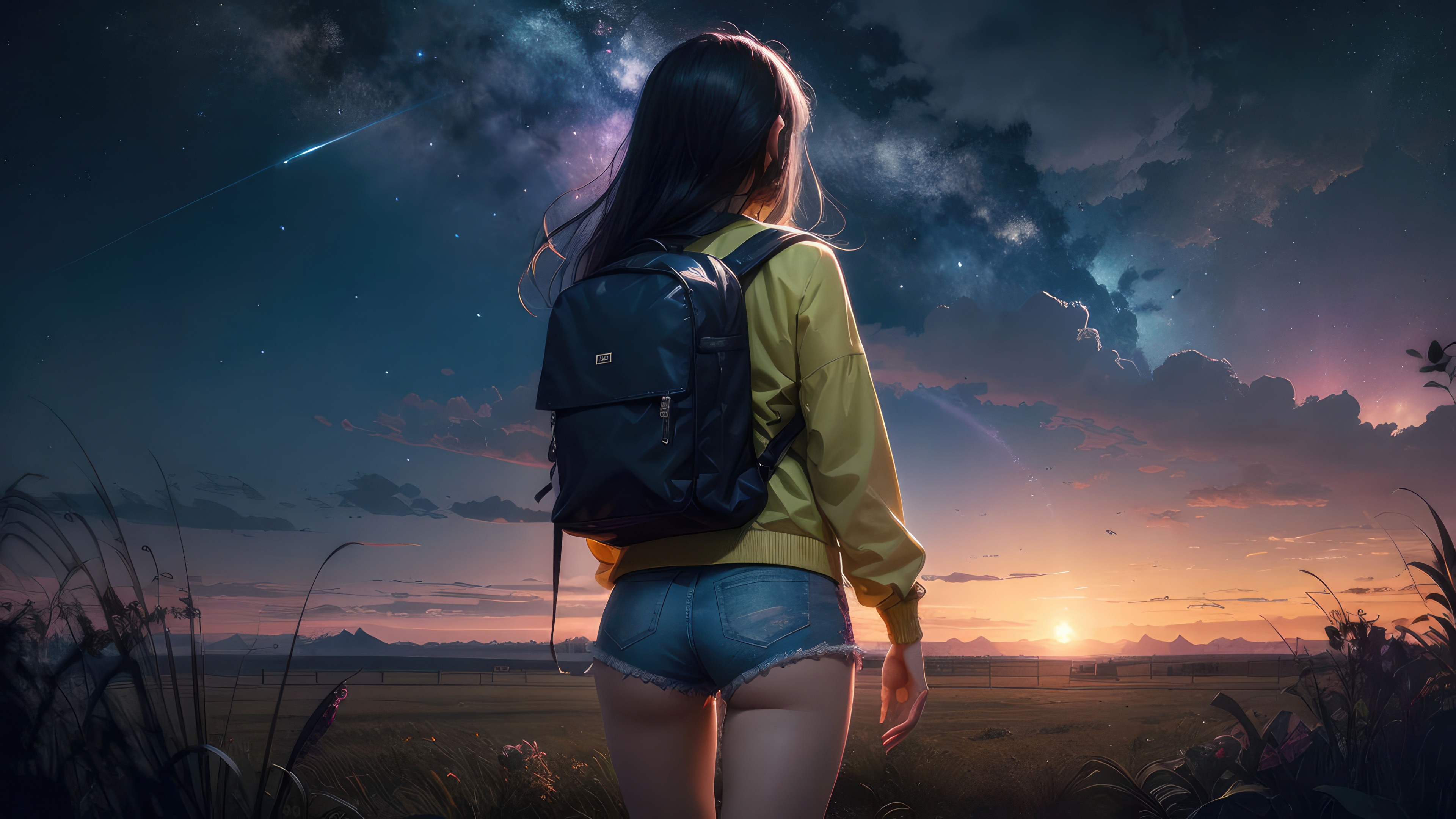 girl, anime, horizon, Journey, BEYOND
