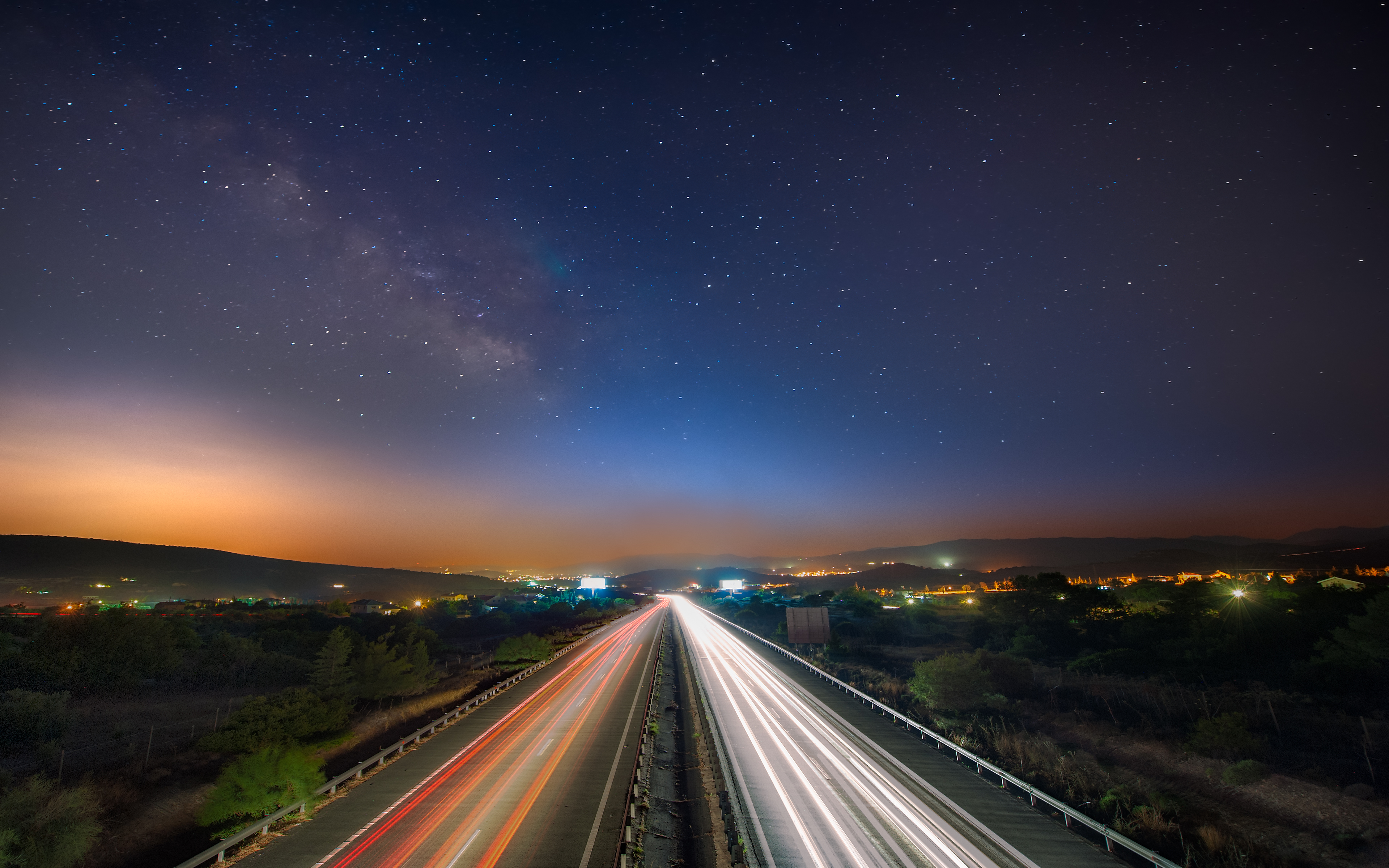 Звездное небо движении. Лос Анджелес Звездная дорога. Ночная дорога. Ночное небо. Ночь дорога звезды.
