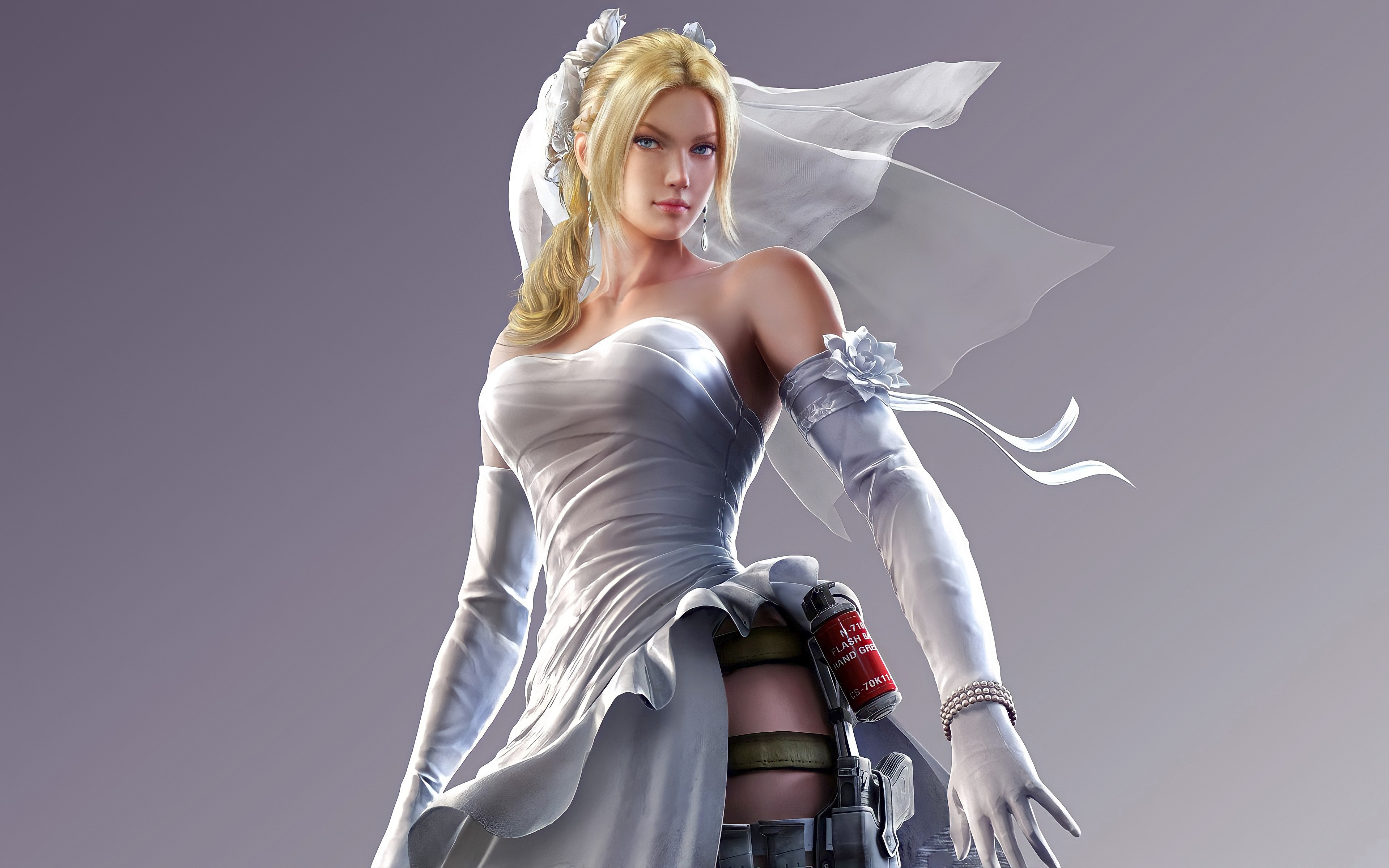 Красивый женский персонаж. Nina Williams. Nina Williams Tekken.