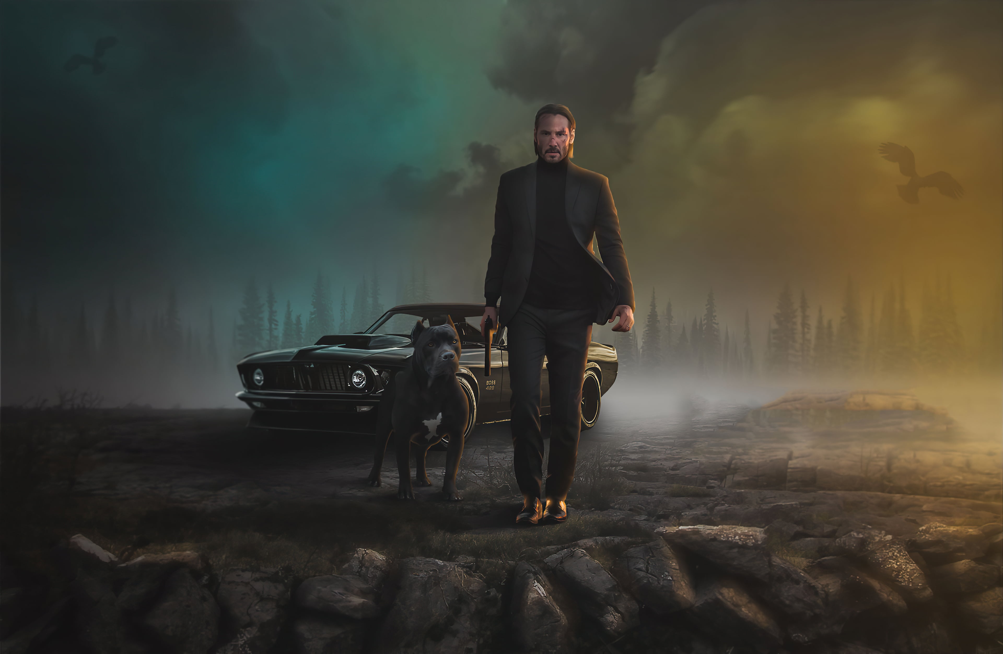 John wake. John Wick. Джон уик 4. Джон уик Art. John Wick обои.