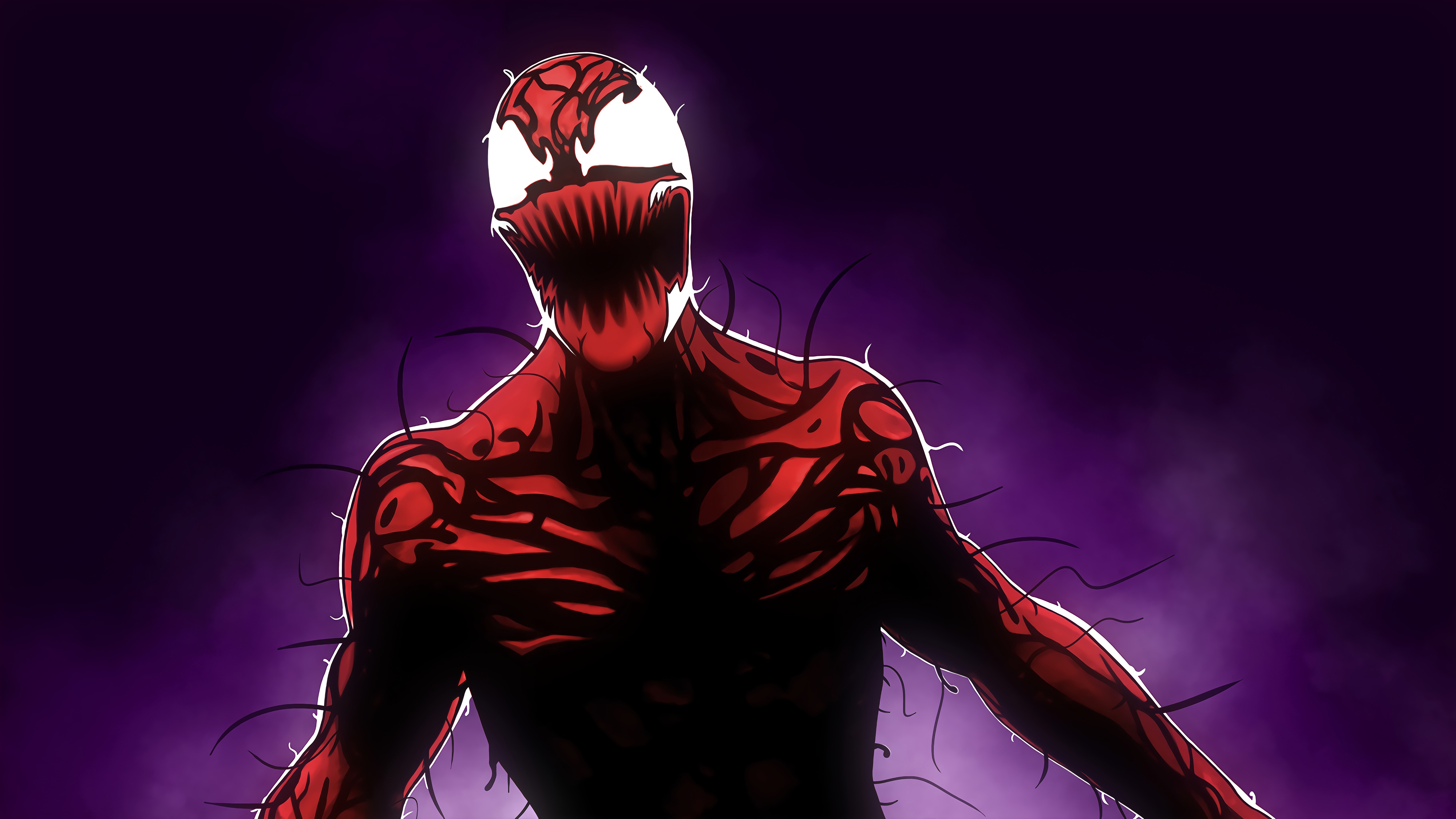 Обои marvel comics, Spider-Man, carnage, symbiote, Cletus Kasady на телефон  и рабочий стол, раздел фантастика, разрешение 4000x2250 - скачать